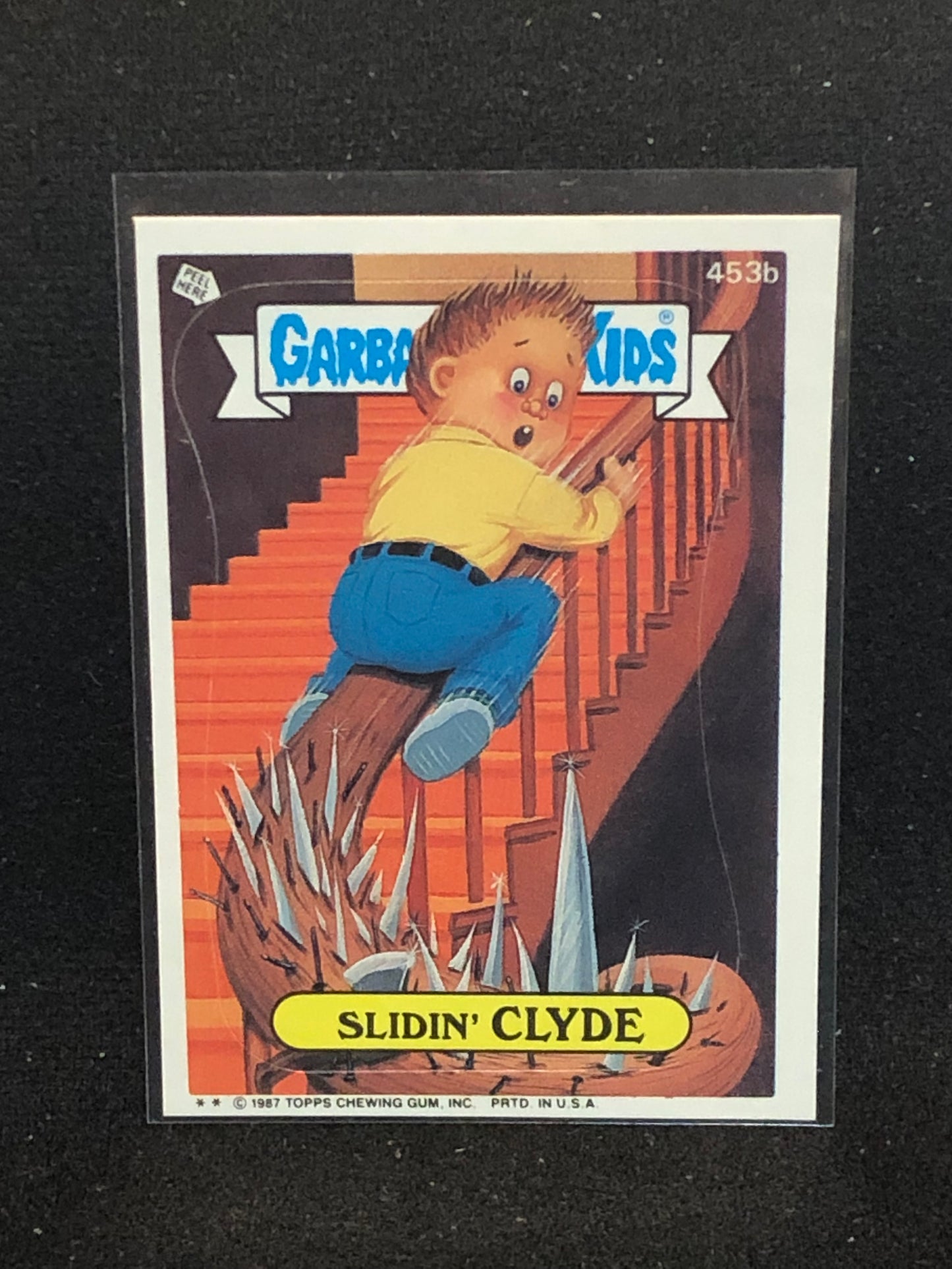 Garbage Pail Kids Original Series 11 (os11) 453b Slidin Clyde