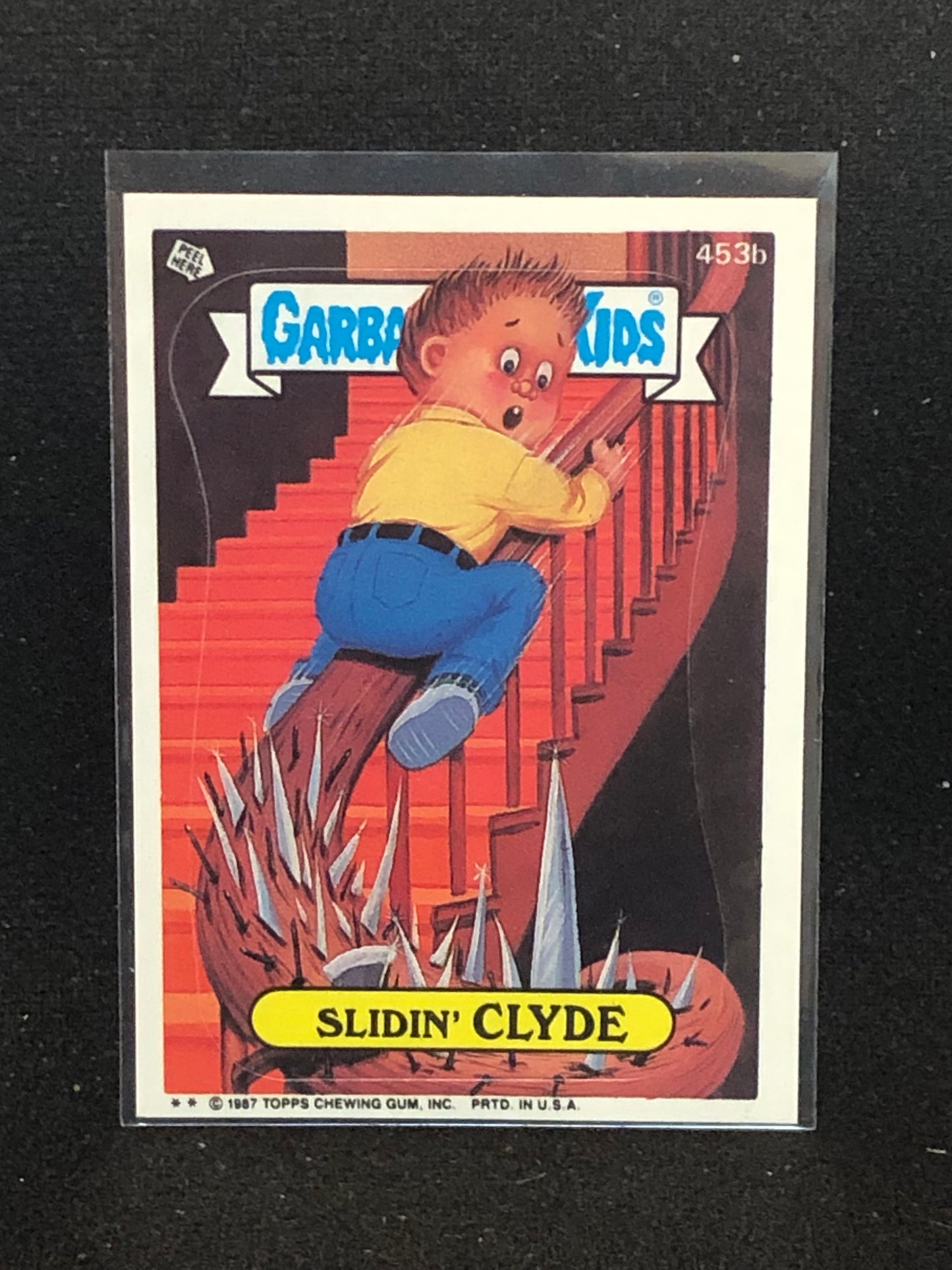 Garbage Pail Kids Original Series 11 (os11) 453b Slidin Clyde