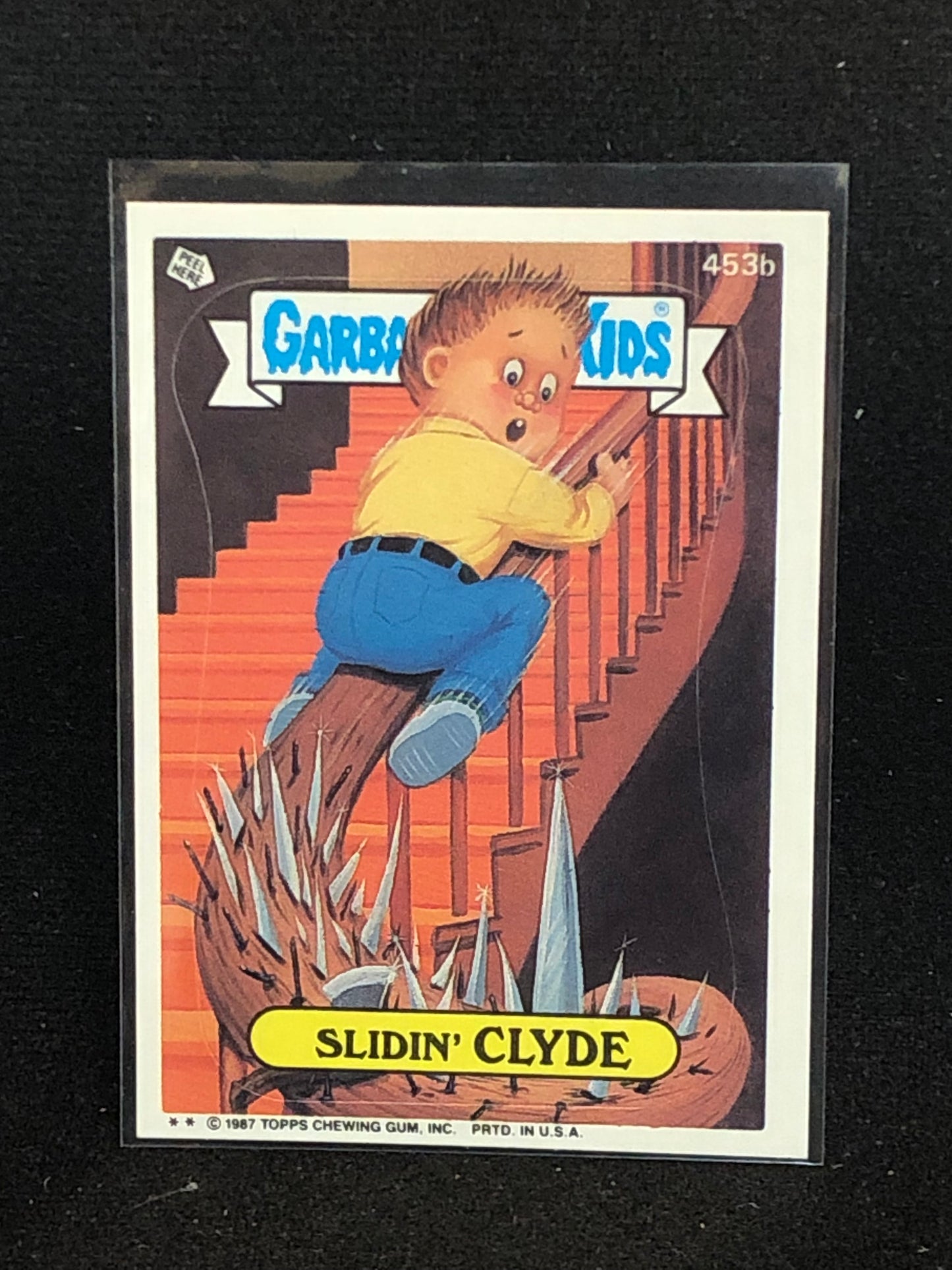 Garbage Pail Kids Original Series 11 (os11) 453b Slidin Clyde