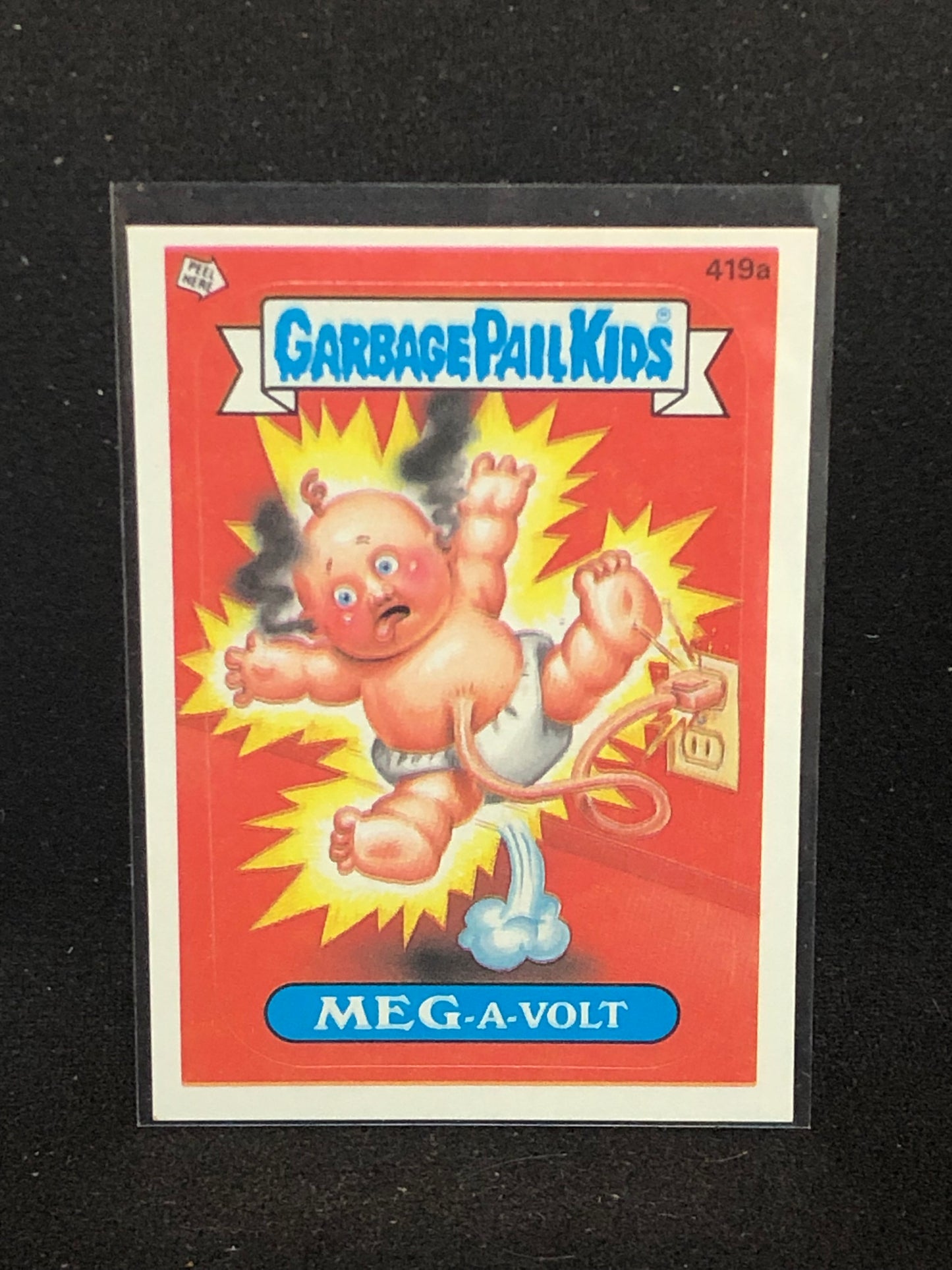 Garbage Pail Kids Original Series 11 (os11) 419a Meg A Volt