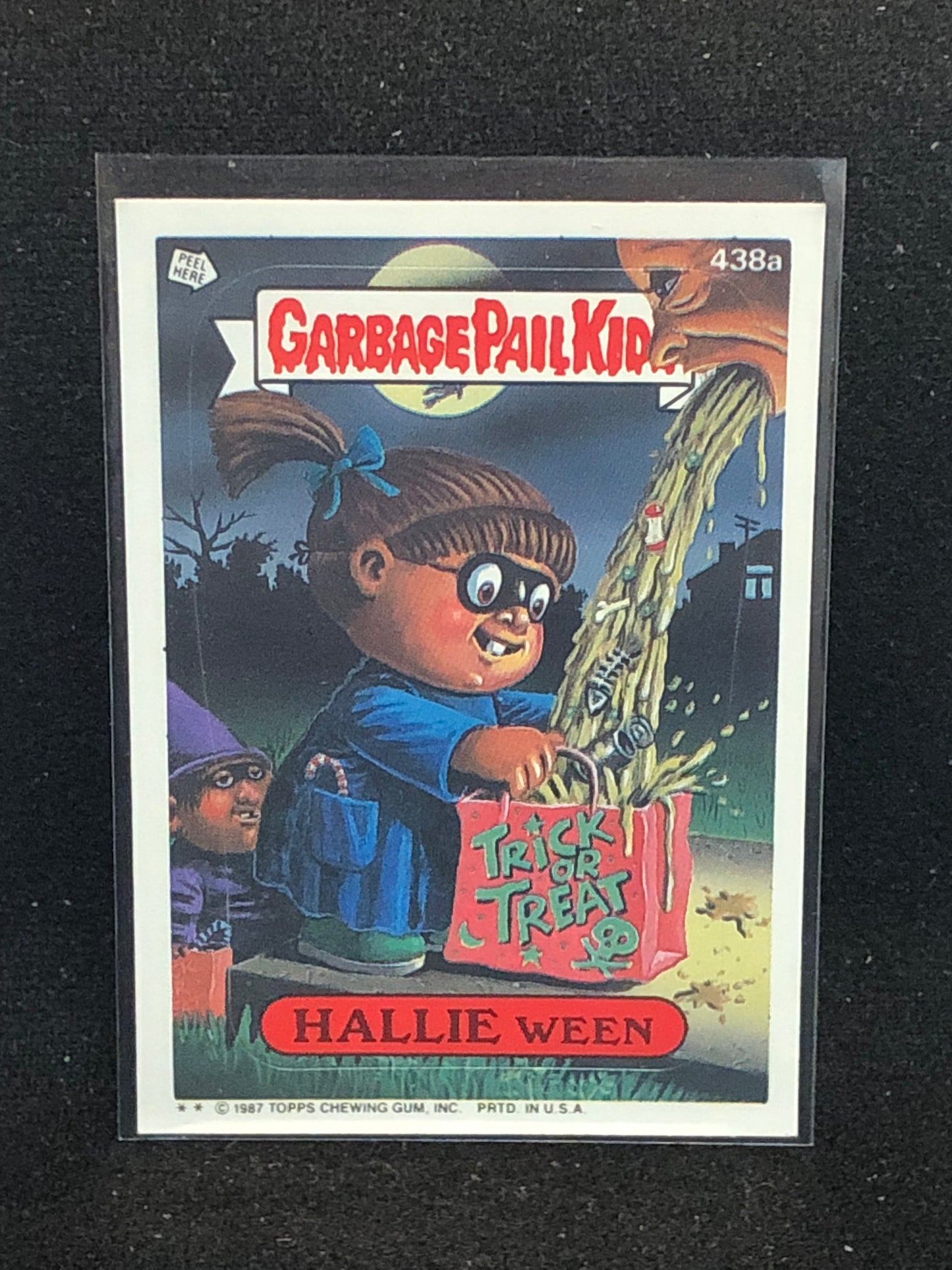 Garbage Pail Kids Original Series 11 (os11) 438a Hallie Ween