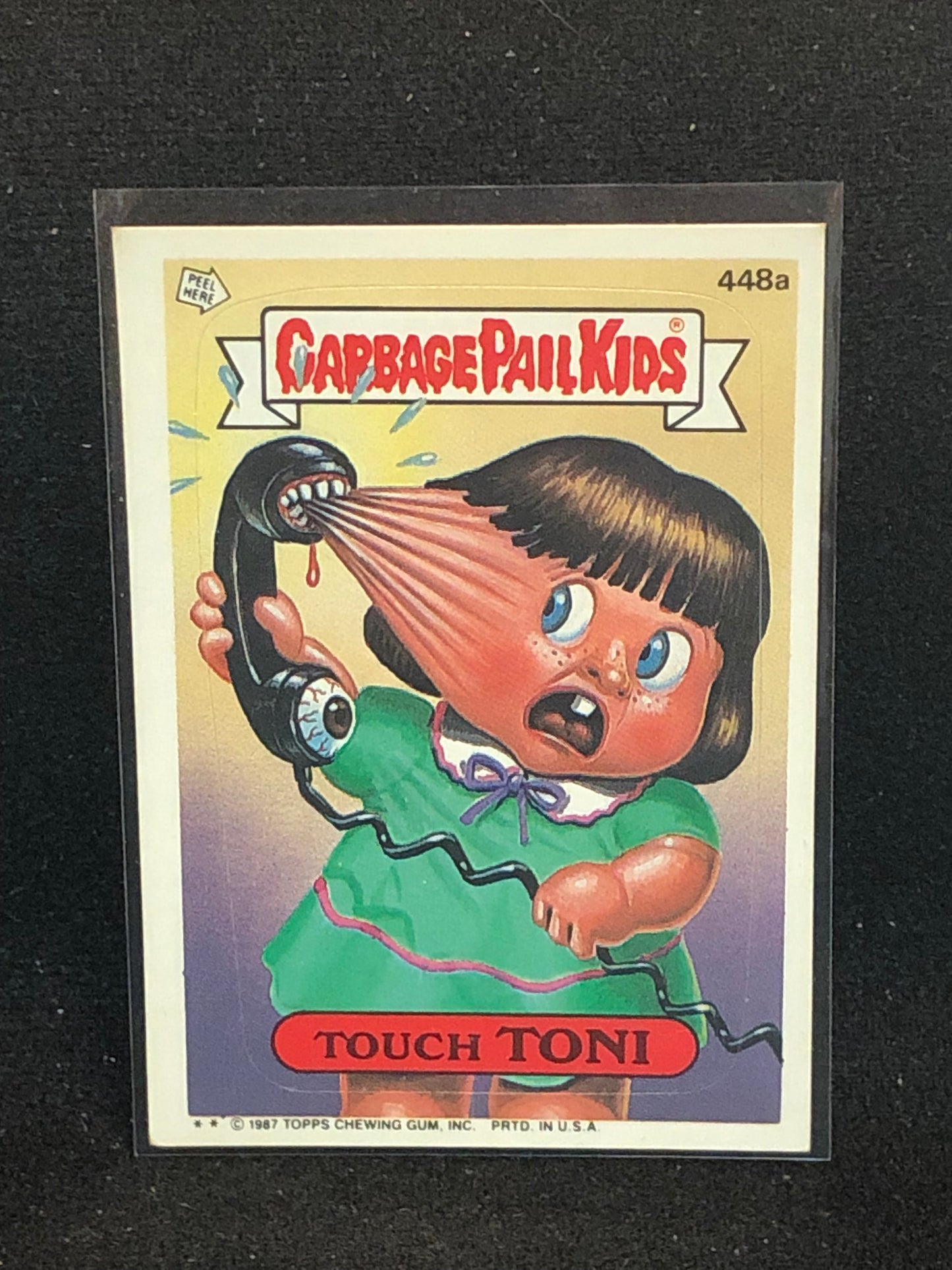 Garbage Pail Kids Original Series 11 (os11) 448a Touch Toni