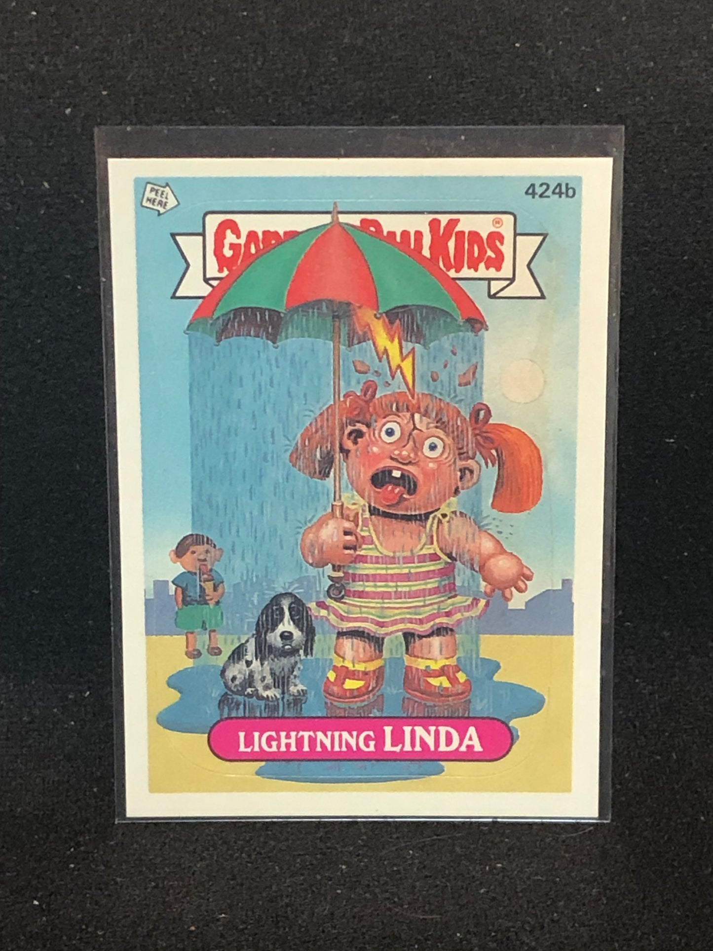 Garbage Pail Kids Original Series 11 (os11) 424b Lightning Linda