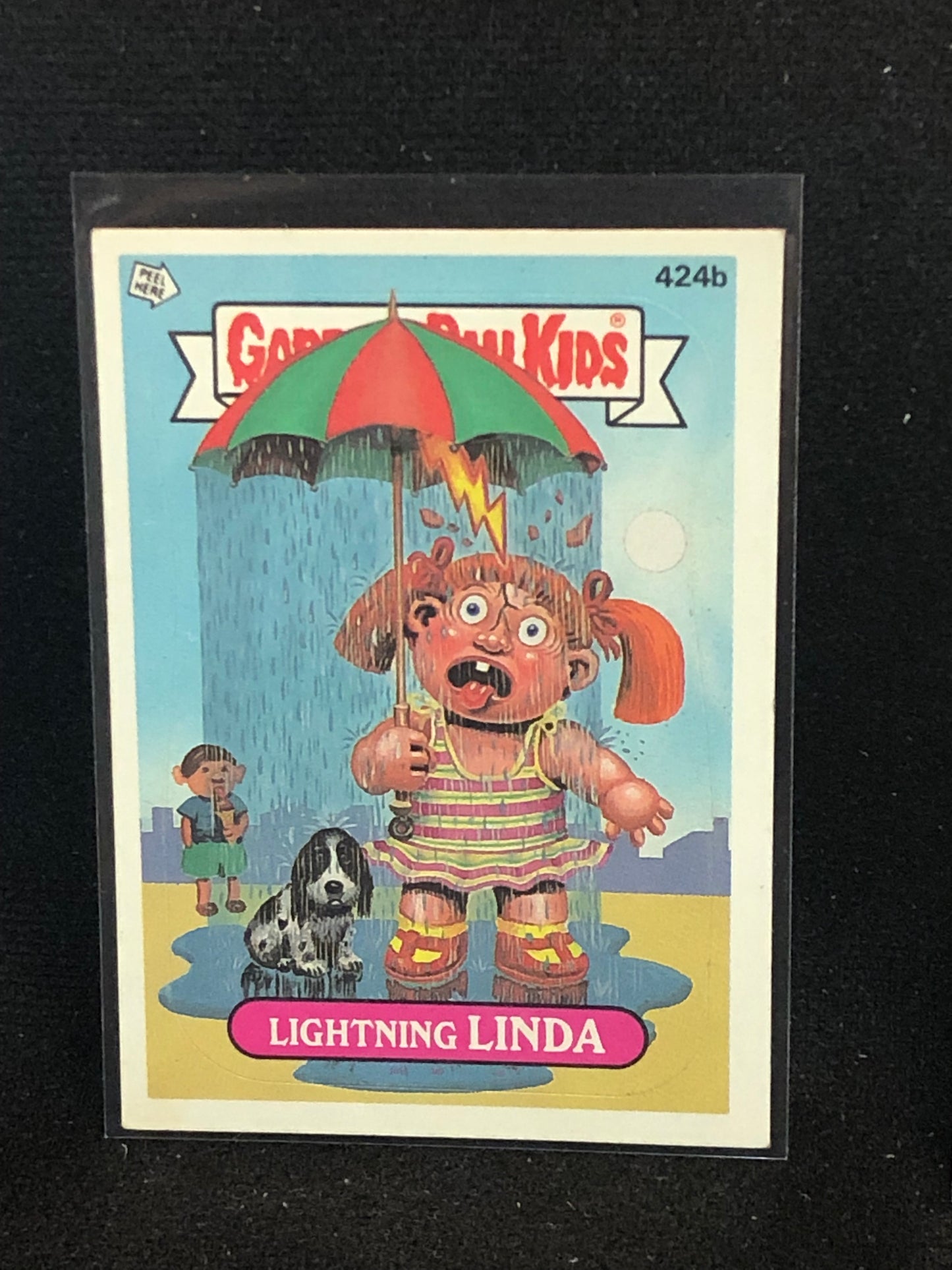 Garbage Pail Kids Original Series 11 (os11) 424b Lightning Linda