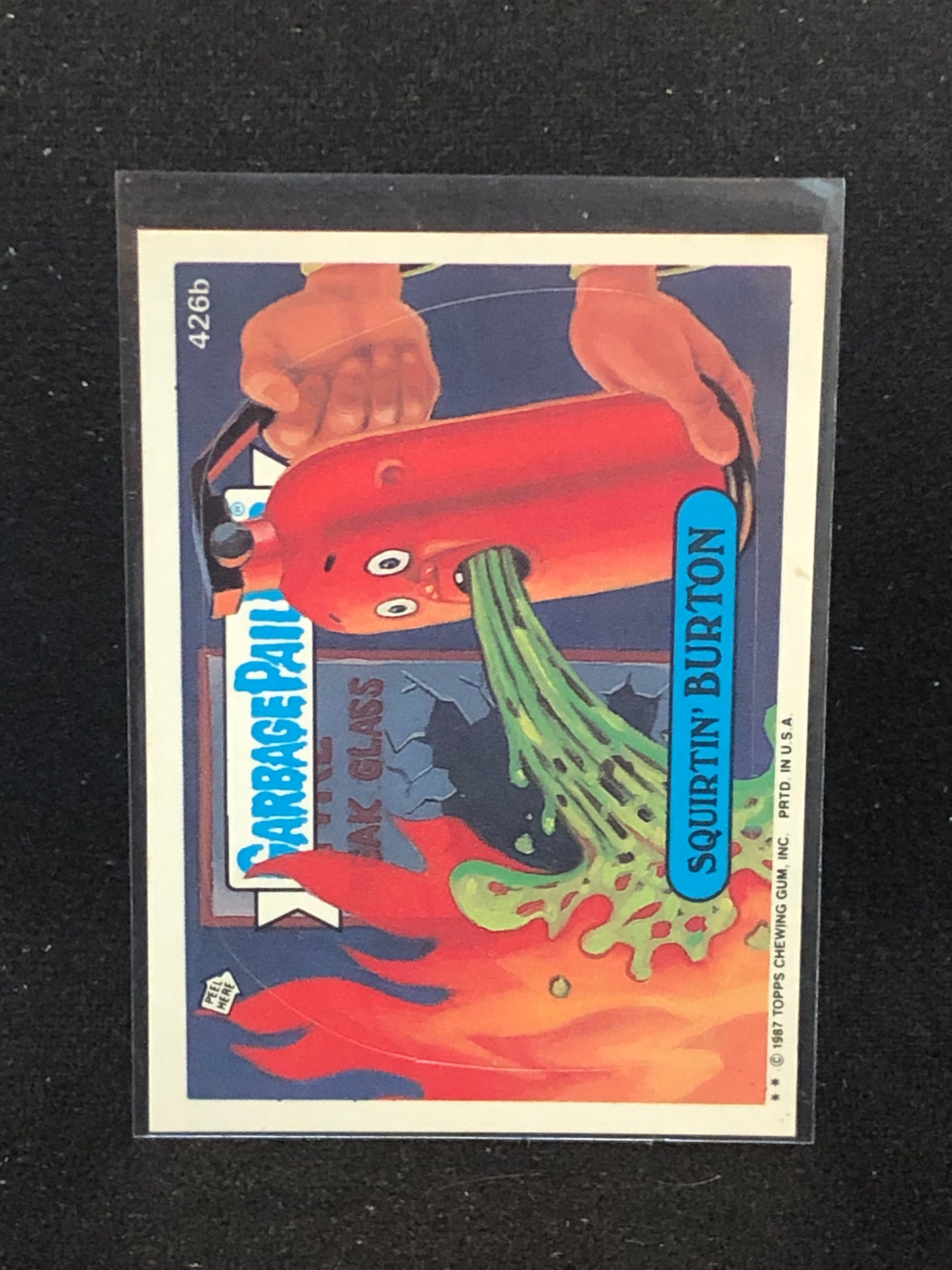 Garbage Pail Kids Original Series 11 (os11) 426b Squirtin Burton