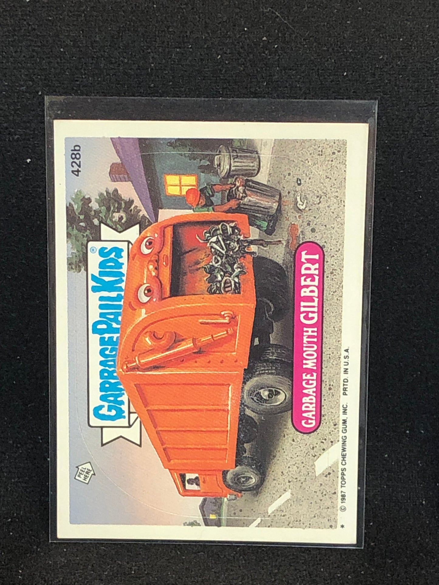 Garbage Pail Kids Original Series 11 (os11) 428b Garbage Mouth Gilbert