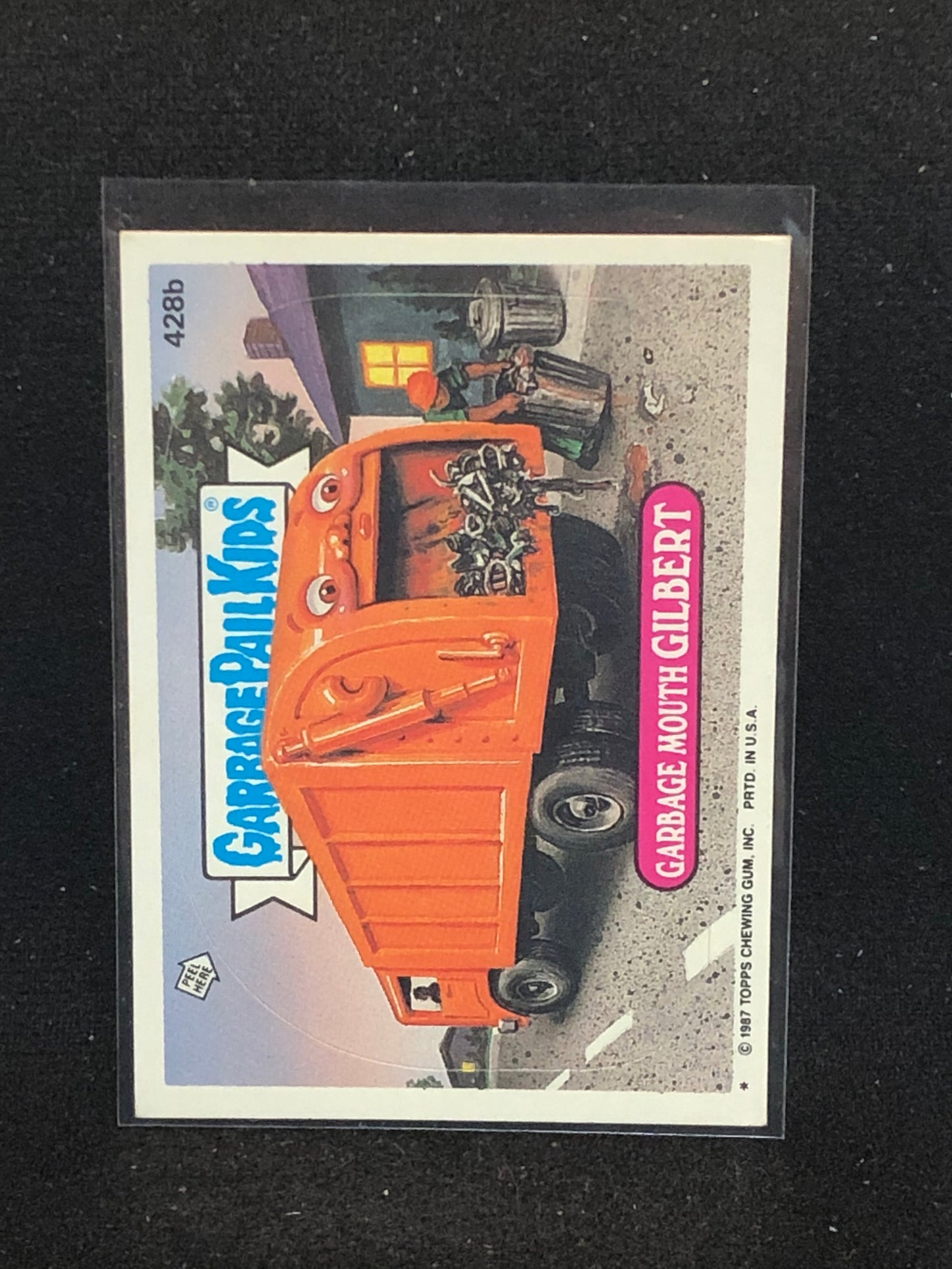 Garbage Pail Kids Original Series 11 (os11) 428b Garbage Mouth Gilbert
