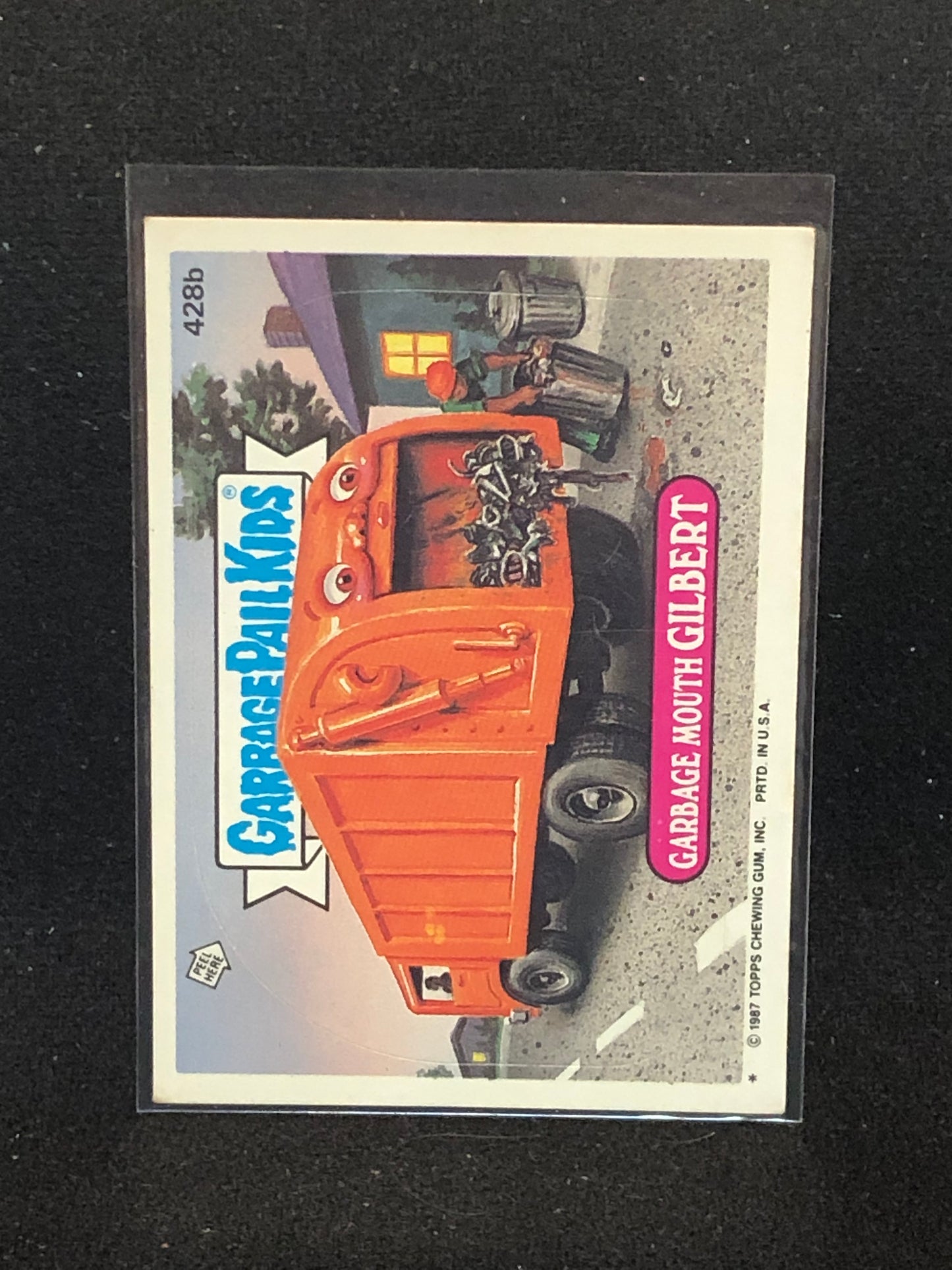 Garbage Pail Kids Original Series 11 (os11) 428b Garbage Mouth Gilbert
