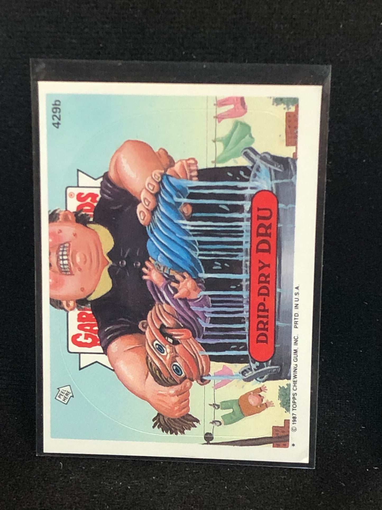Garbage Pail Kids Original Series 11 (os11) 429b Drip Dry Dru