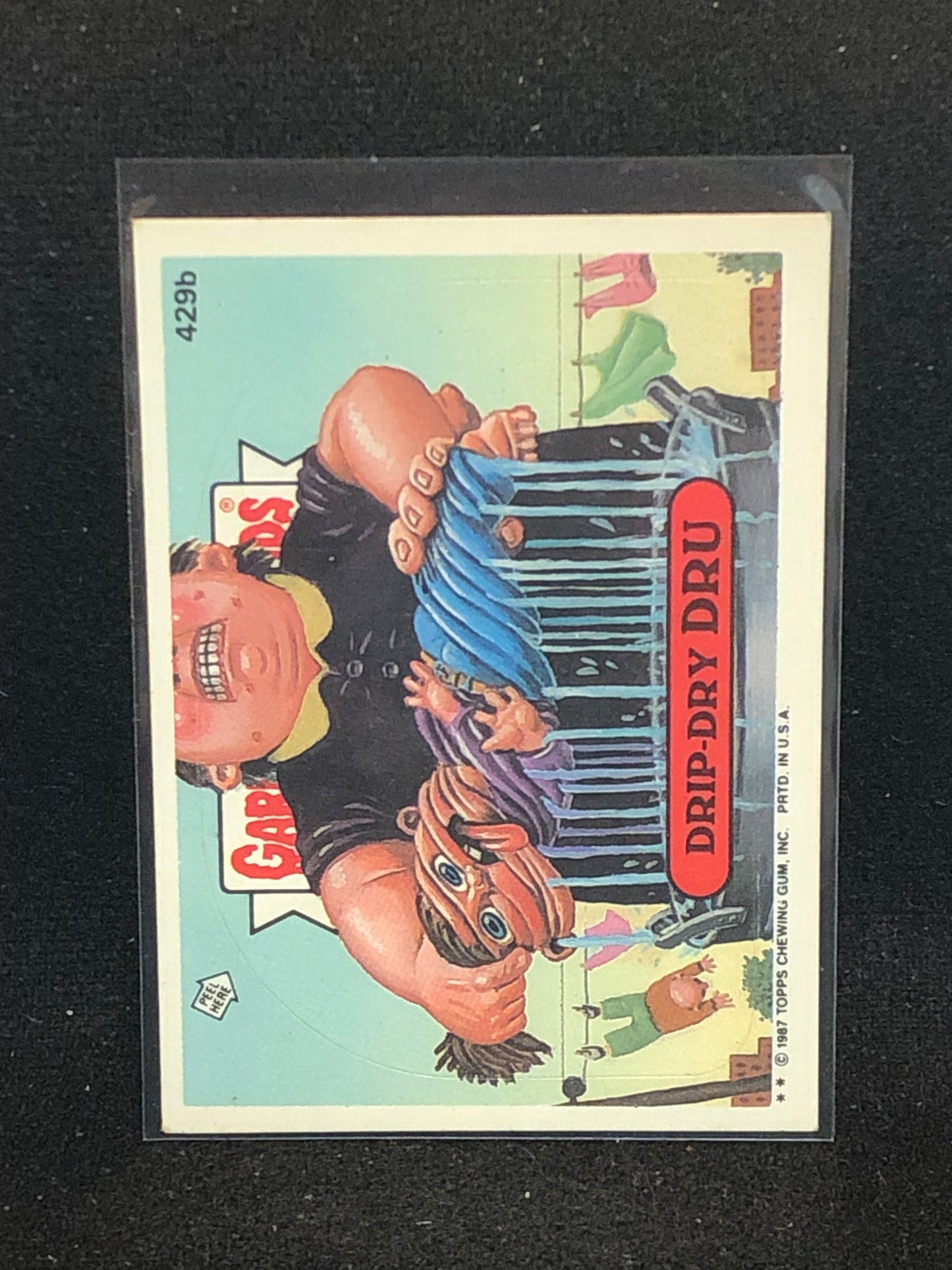 Garbage Pail Kids Original Series 11 (os11) 429b Drip Dry Dru
