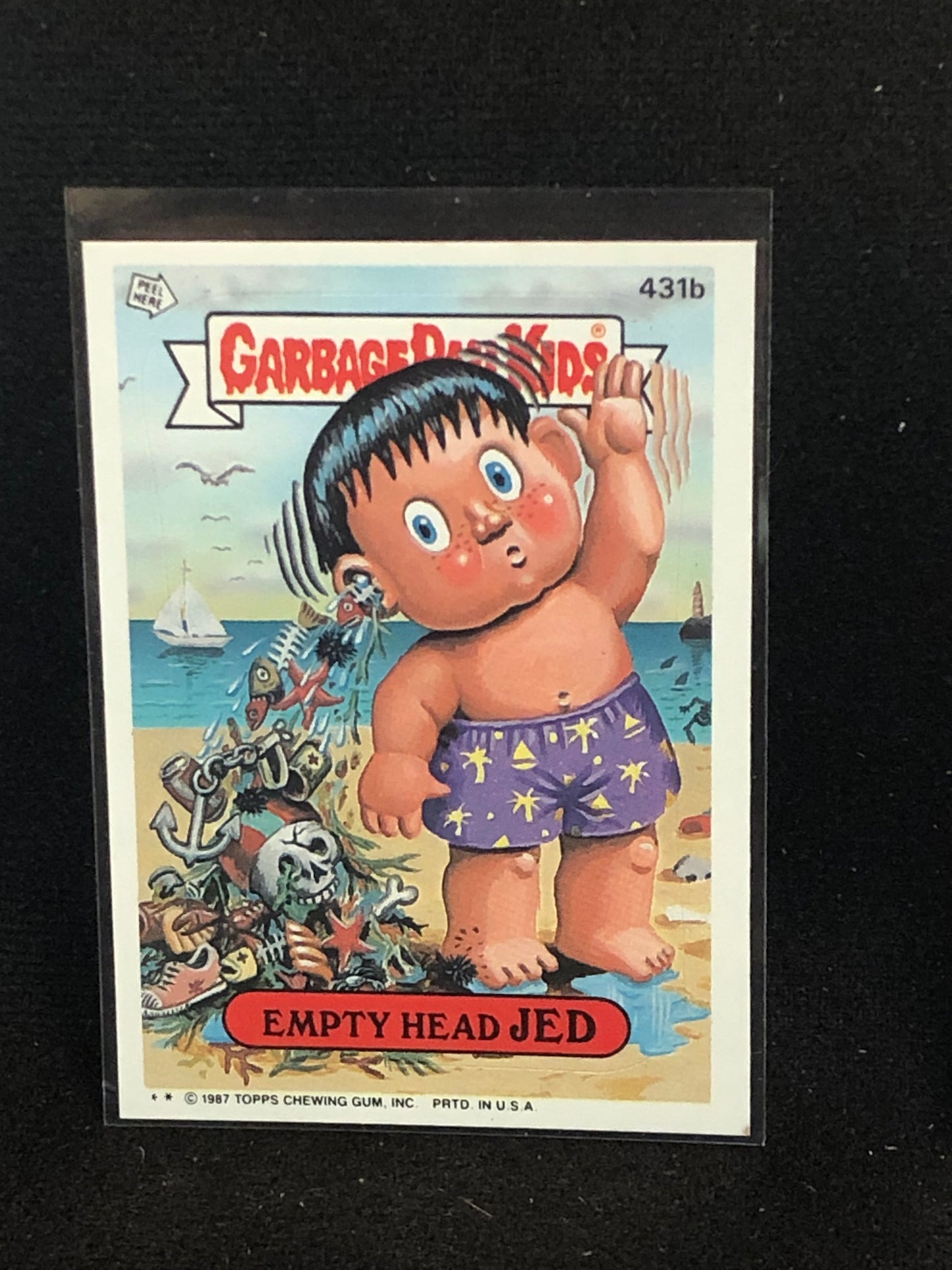 Garbage Pail Kids Original Series 11 (os11) 431b Empty Head Jed