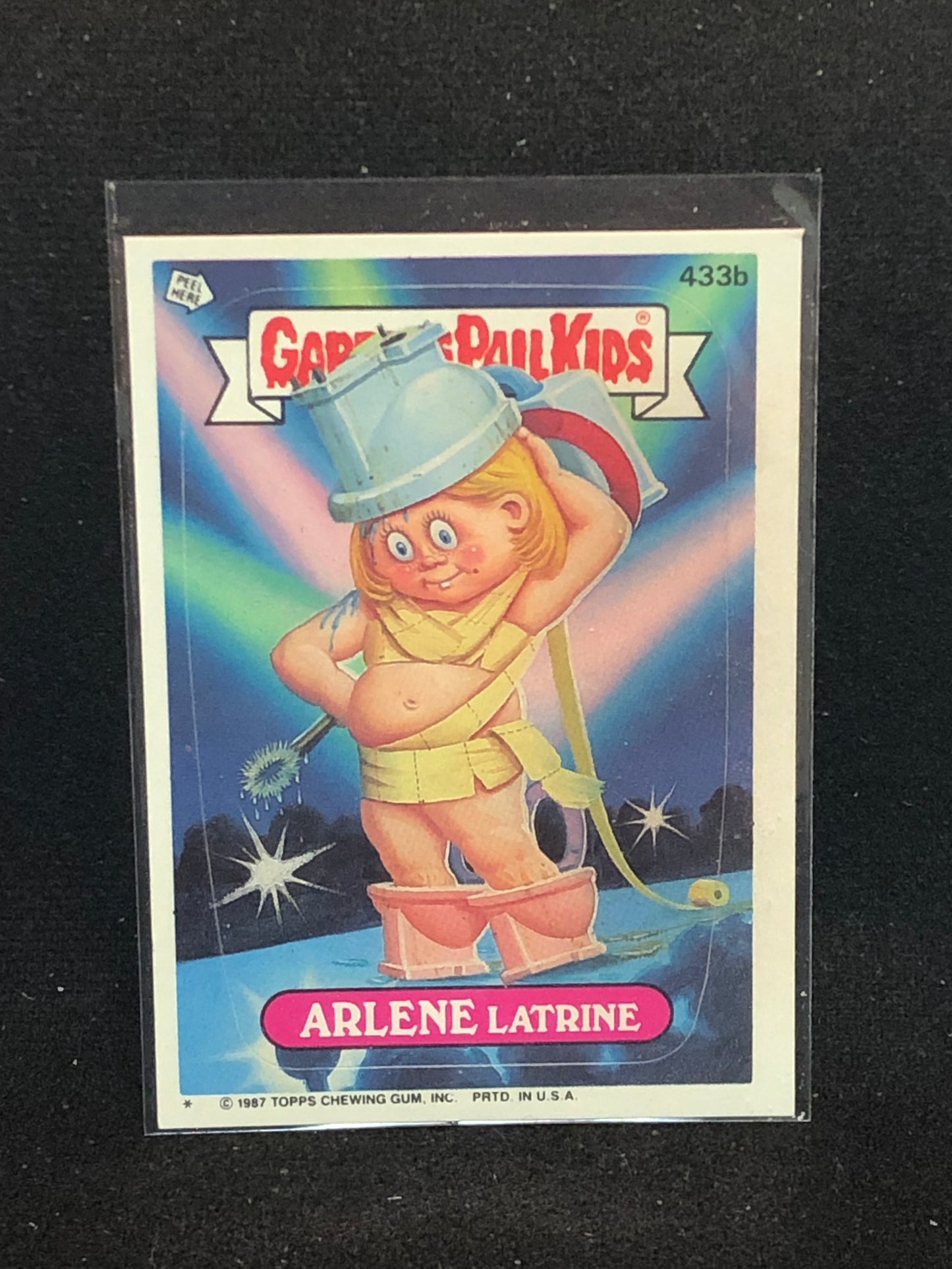 Garbage Pail Kids Original Series 11 (os11) 433b Arlene Latrine