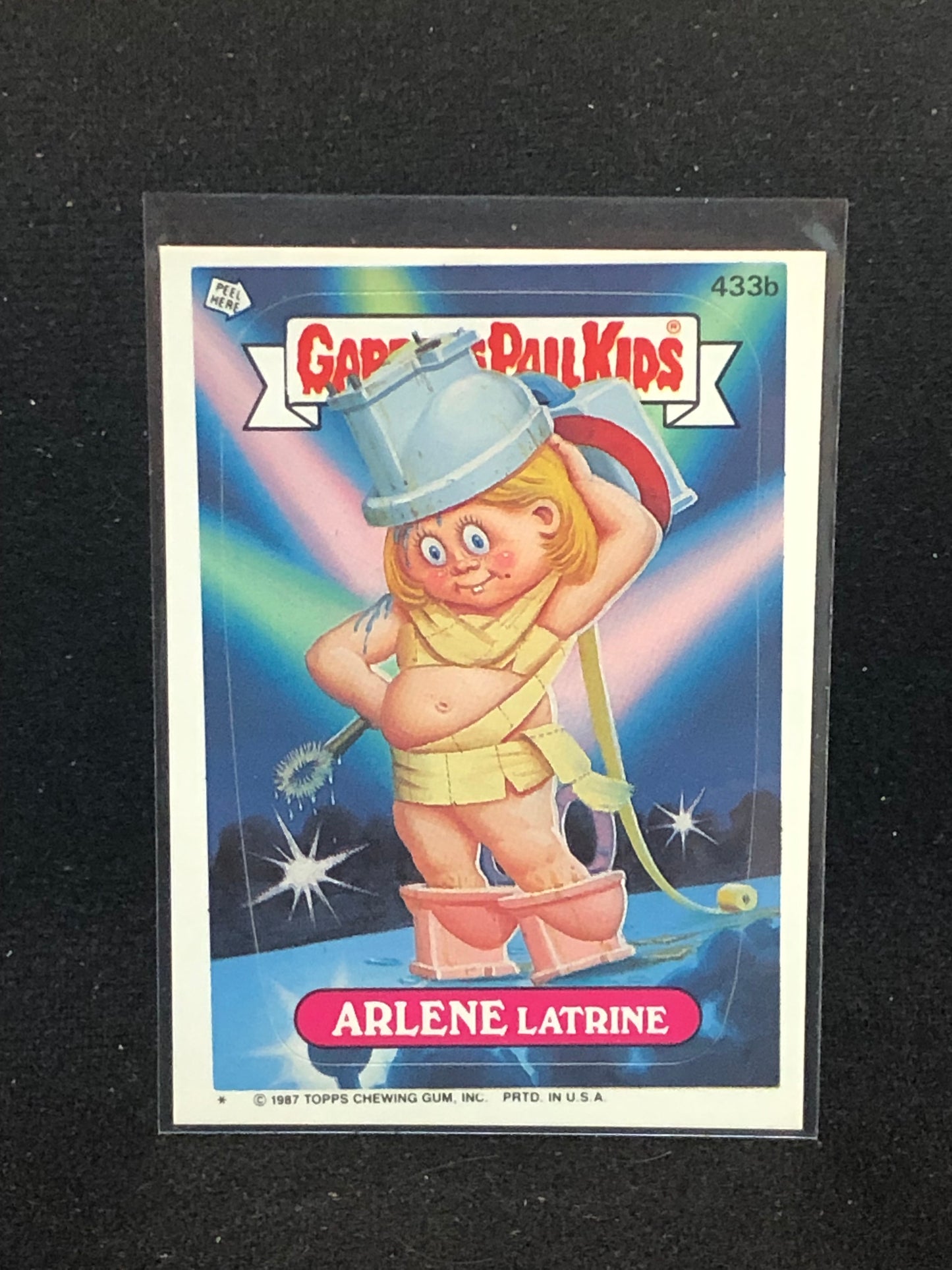 Garbage Pail Kids Original Series 11 (os11) 433b Arlene Latrine