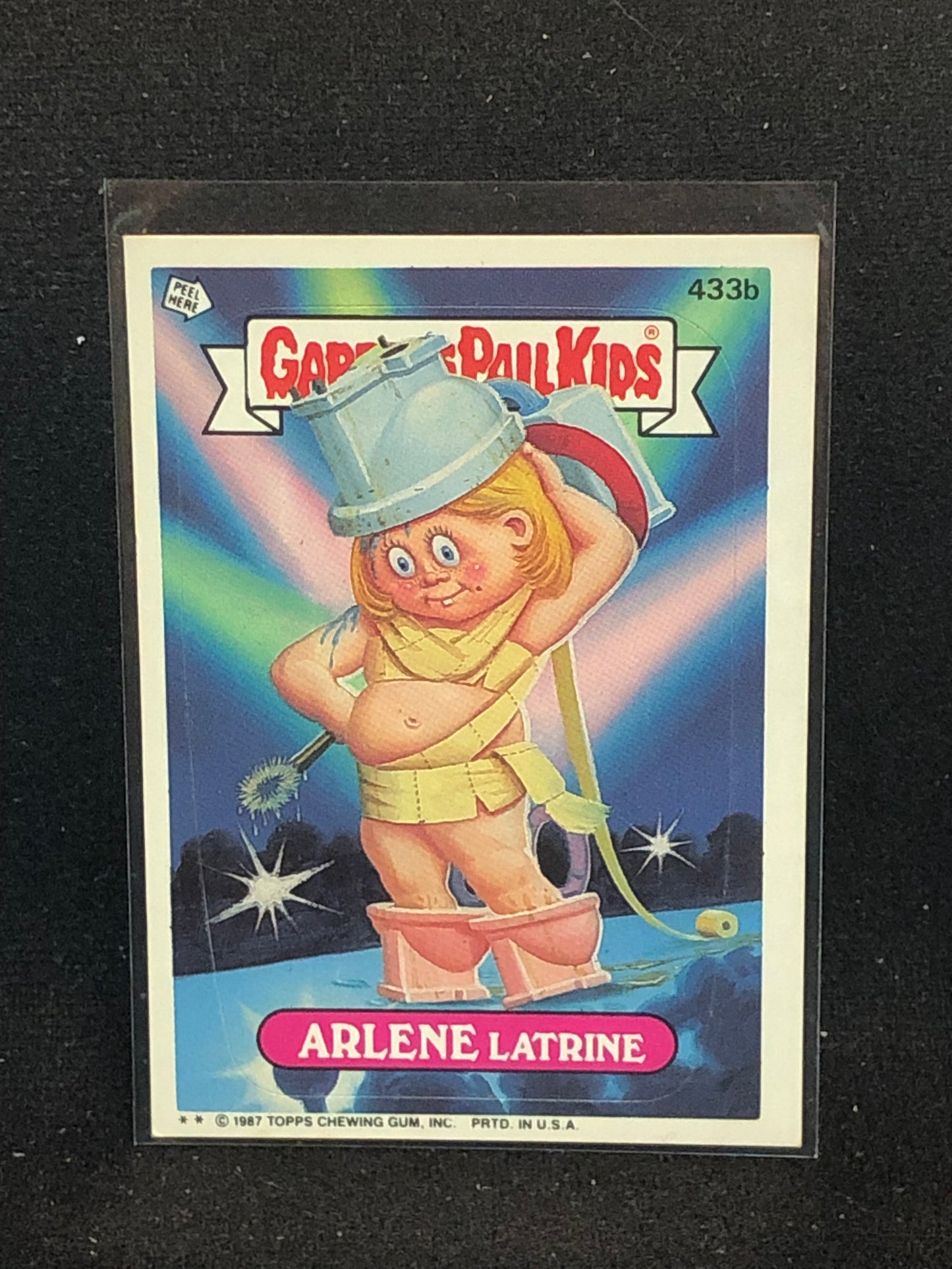 Garbage Pail Kids Original Series 11 (os11) 433b Arlene Latrine