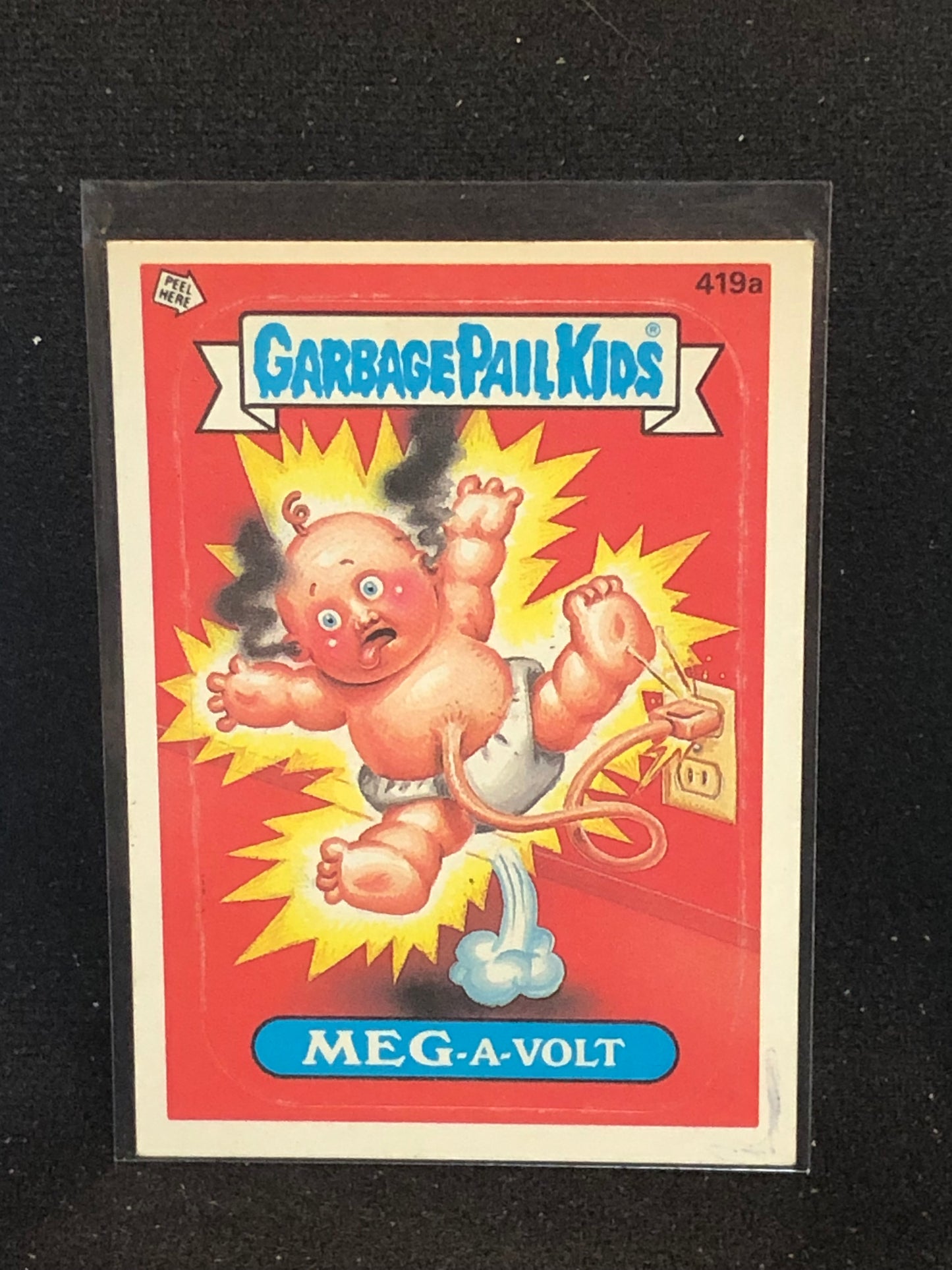Garbage Pail Kids Original Series 11 (os11) 419a Meg A Volt