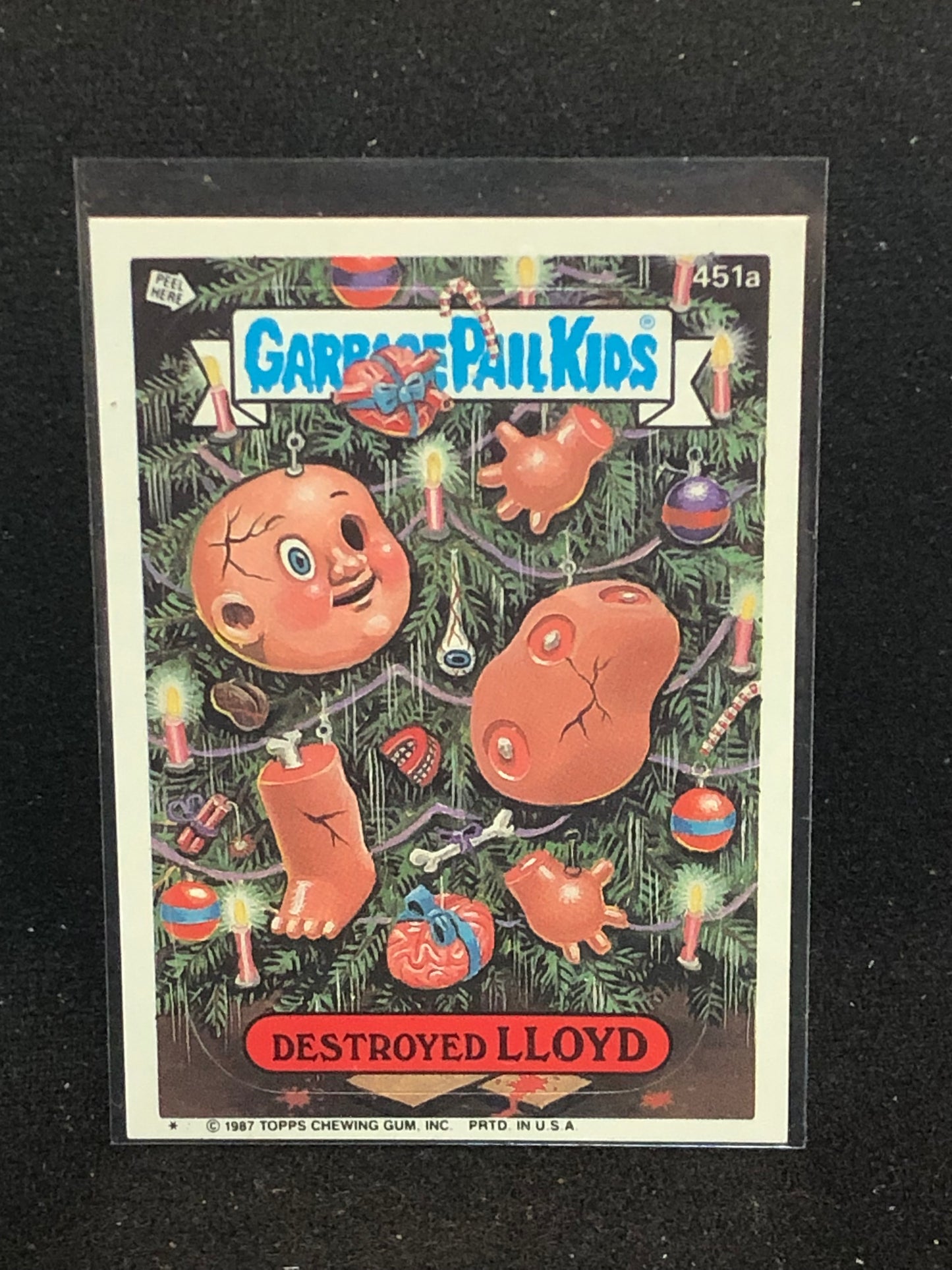 Garbage Pail Kids Original Series 11 (os11) 451a Destroyed Lloyd