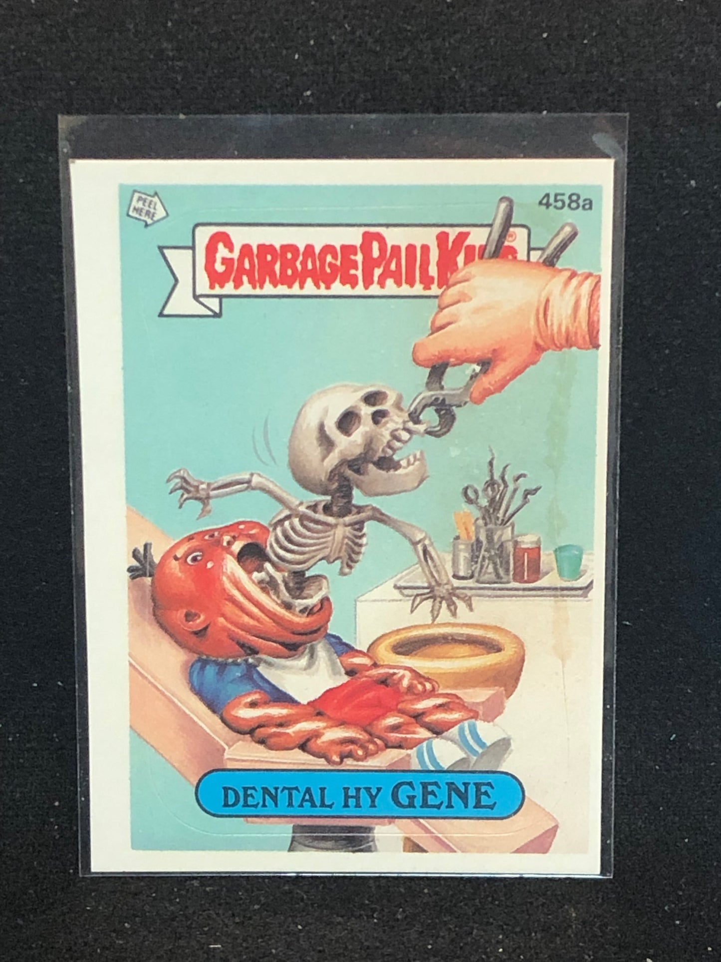 Garbage Pail Kids Original Series 11 (os11) 458a Dental Hy Gene