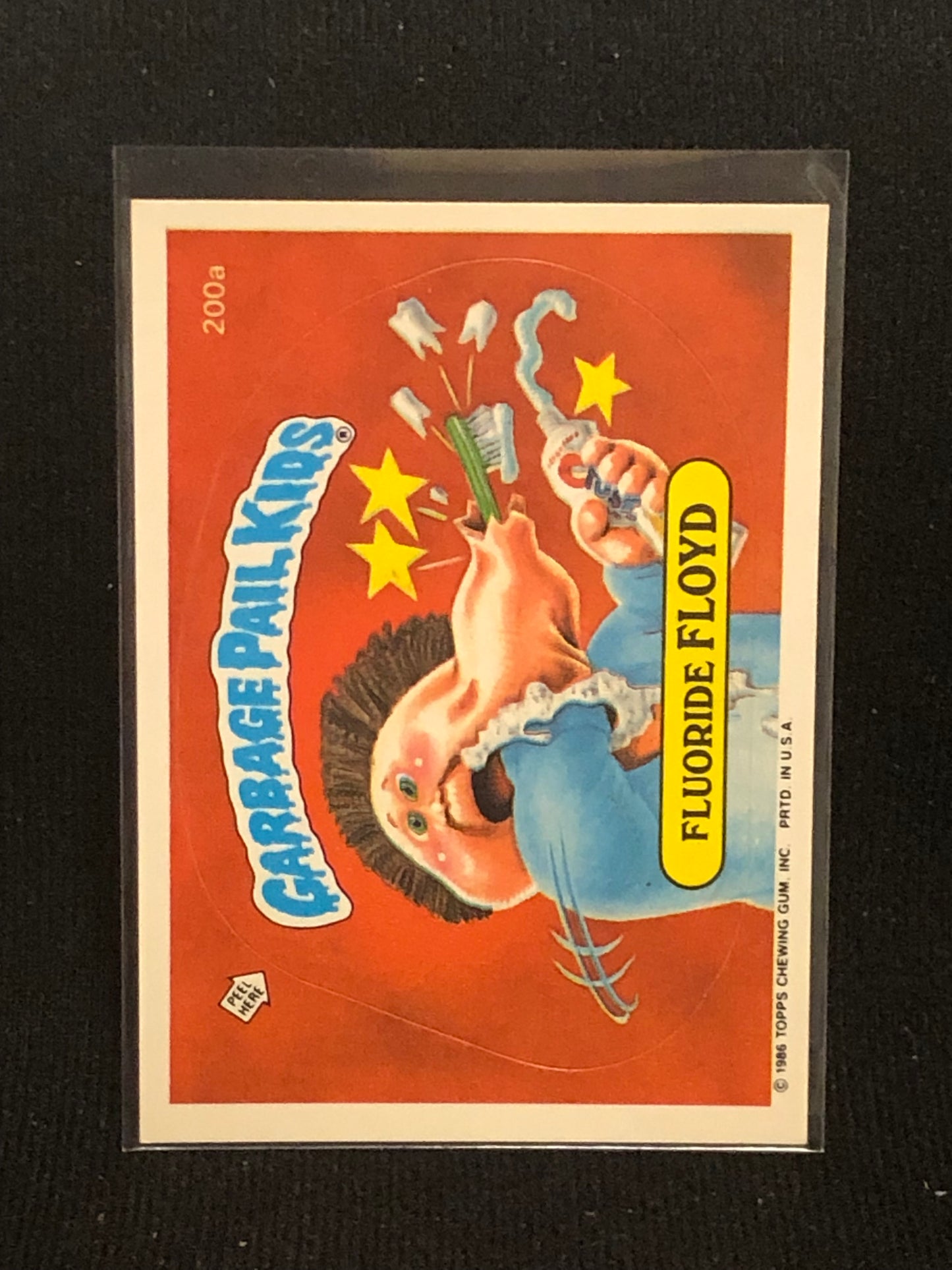Garbage Pail Kids Original Series 5 (os5) 200a Fluoride Floyd