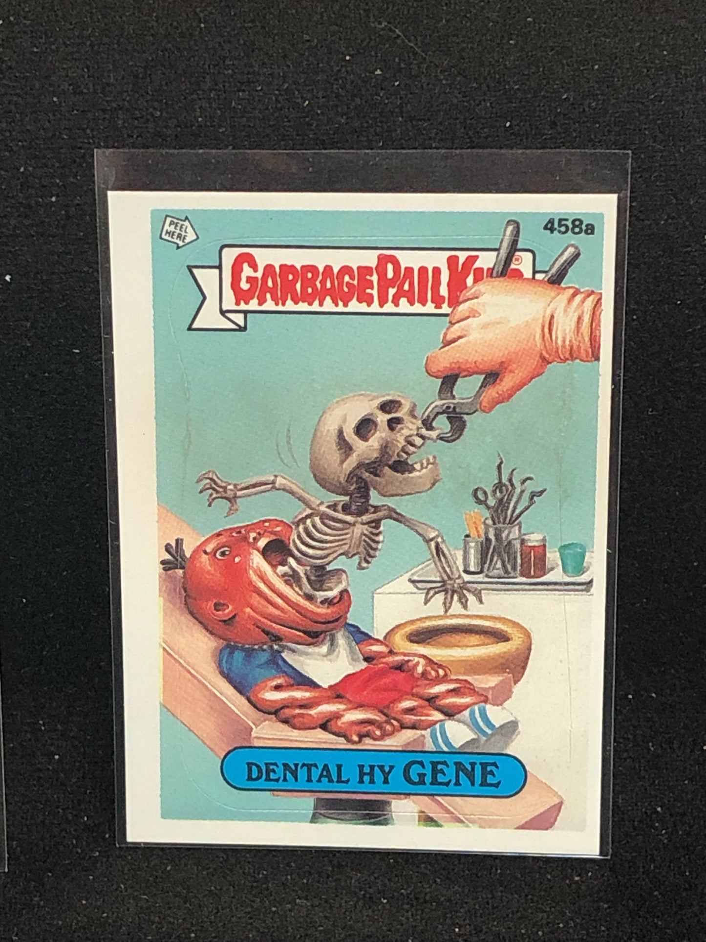 Garbage Pail Kids Original Series 11 (os11) 458a Dental Hy Gene