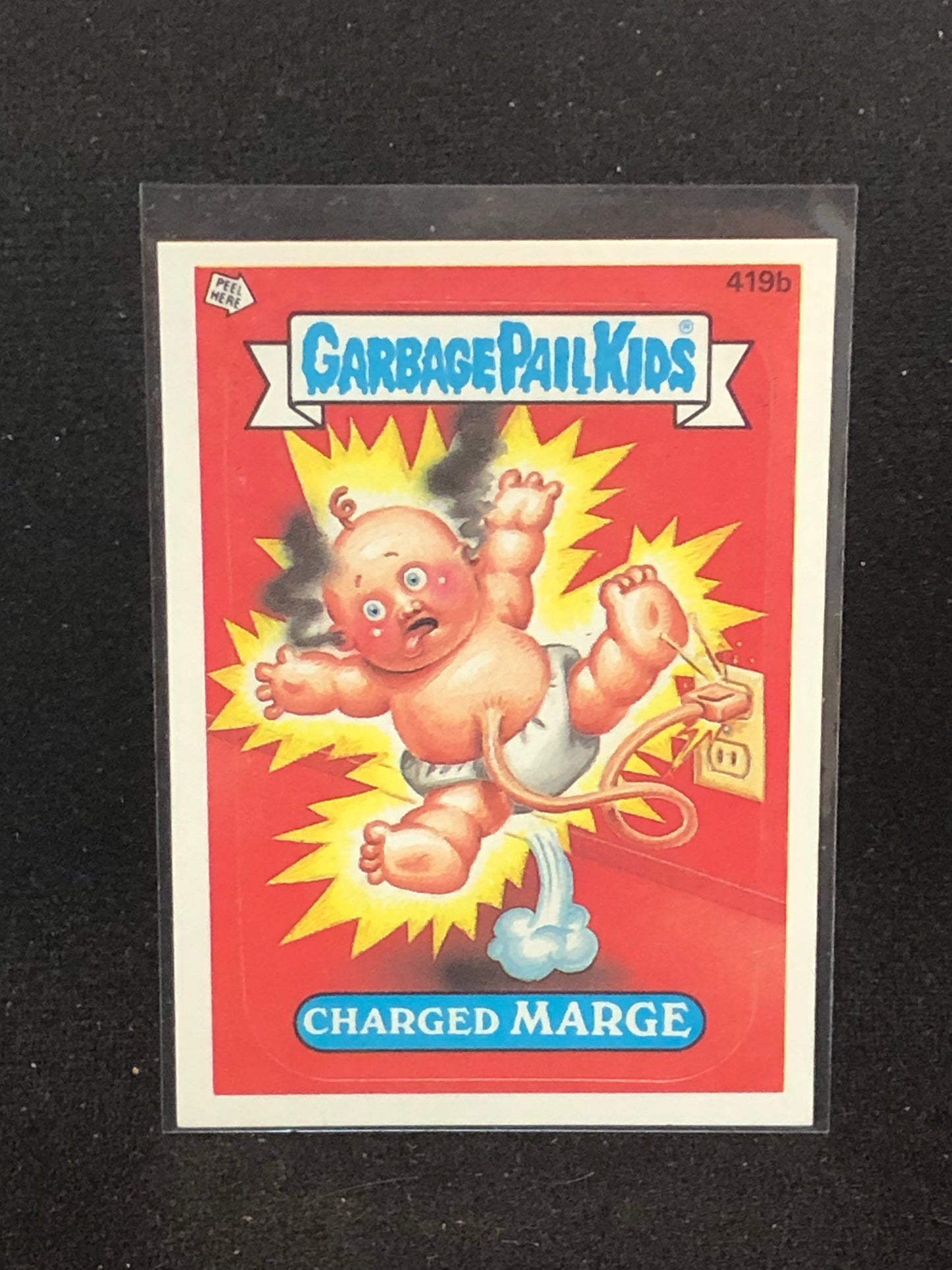 Garbage Pail Kids Original Series 11 (os11) 419b Charged Marge