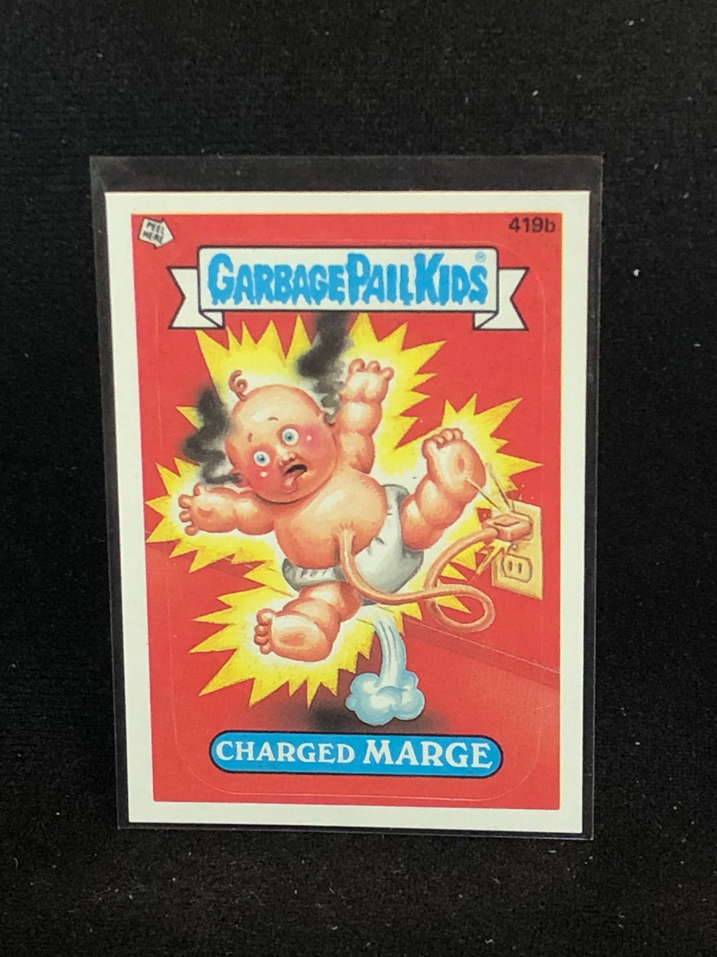Garbage Pail Kids Original Series 11 (os11) 419b Charged Marge