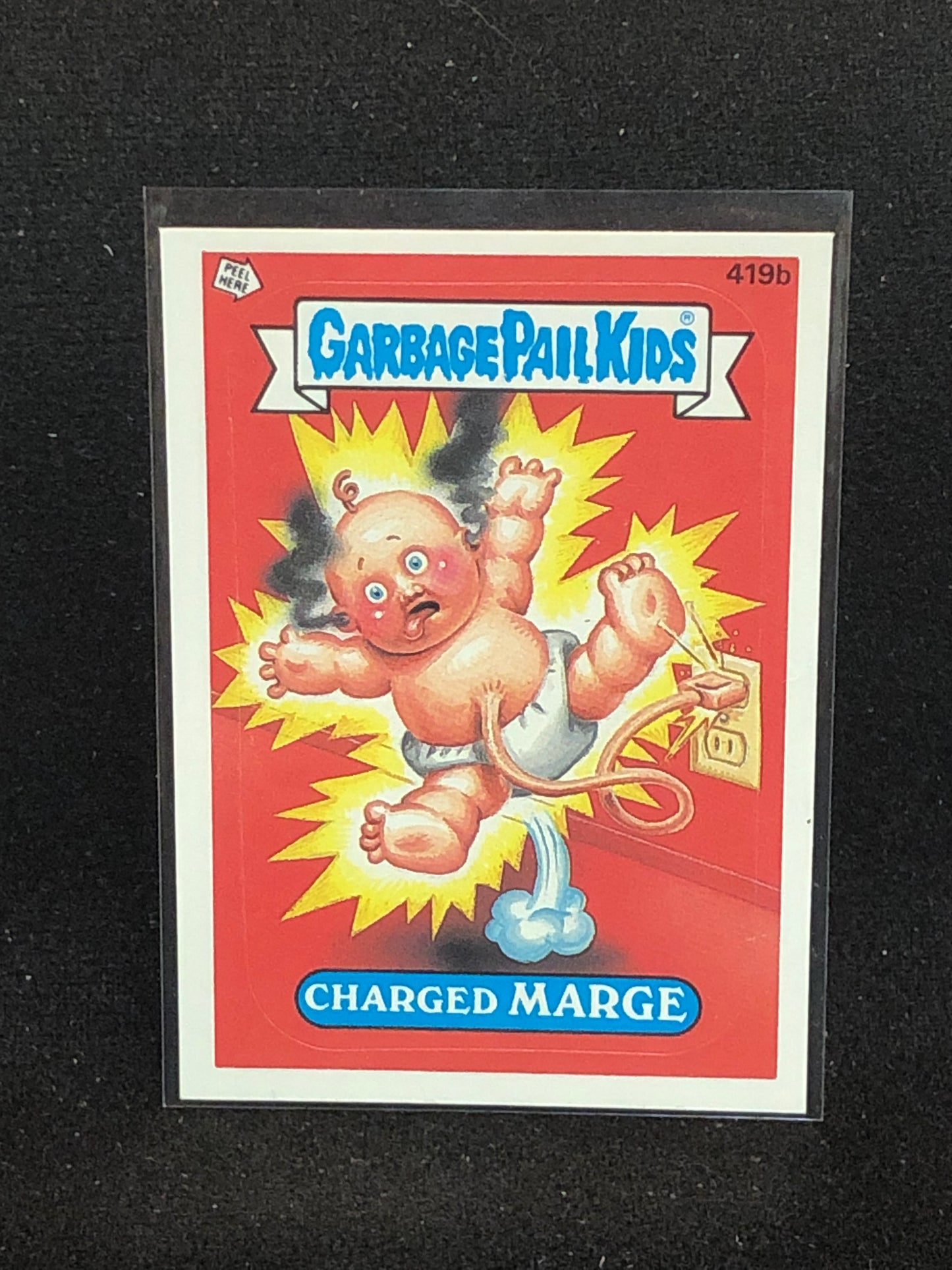 Garbage Pail Kids Original Series 11 (os11) 419b Charged Marge