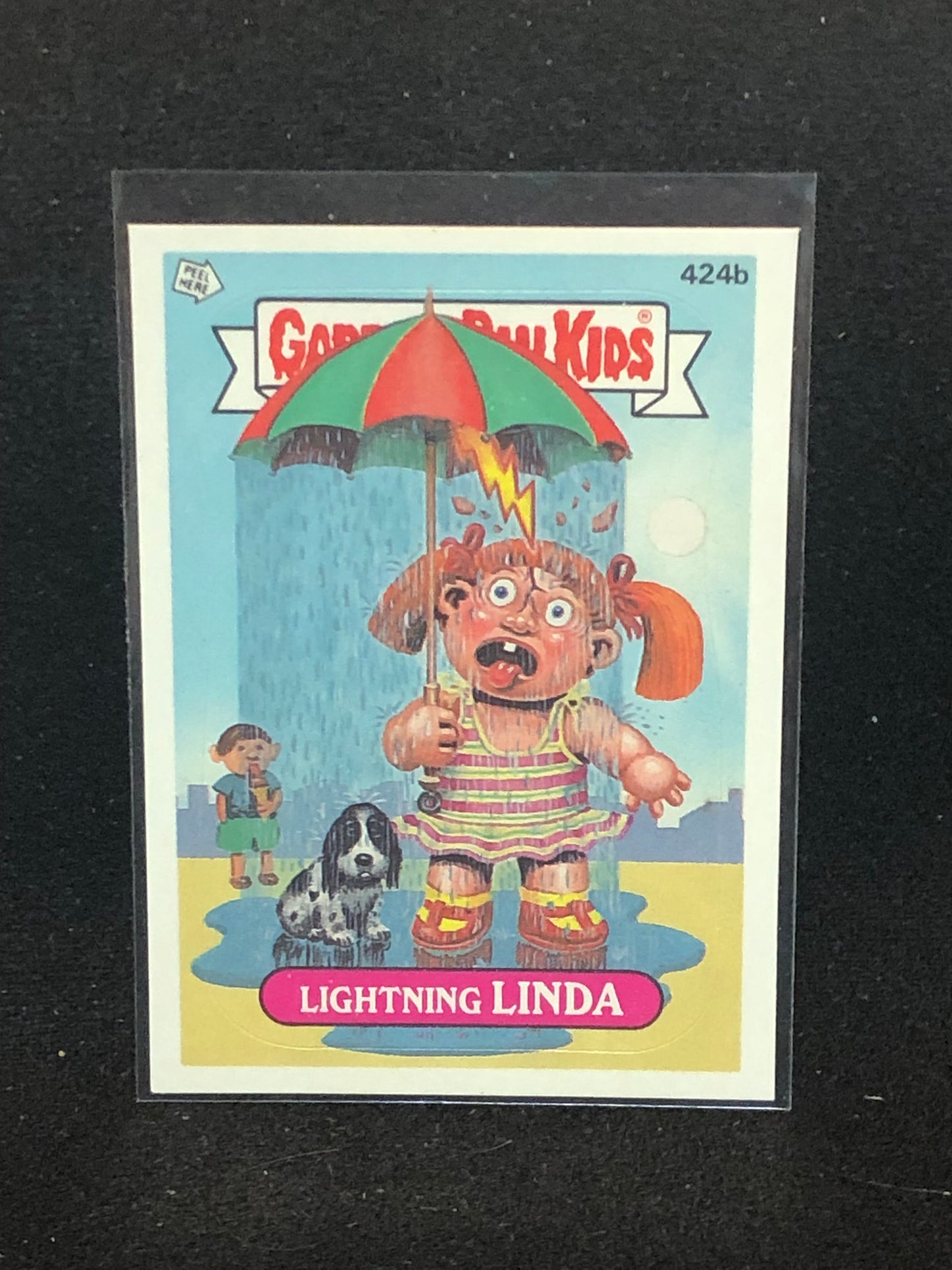 Garbage Pail Kids Original Series 11 (os11) 424b Lightning Linda