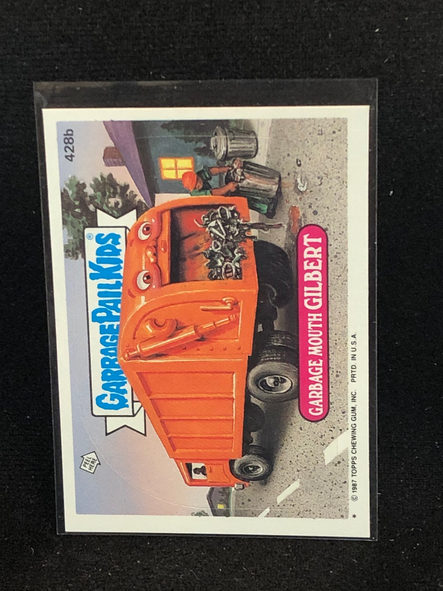 Garbage Pail Kids Original Series 11 (os11) 428b Garbage Mouth Gilbert