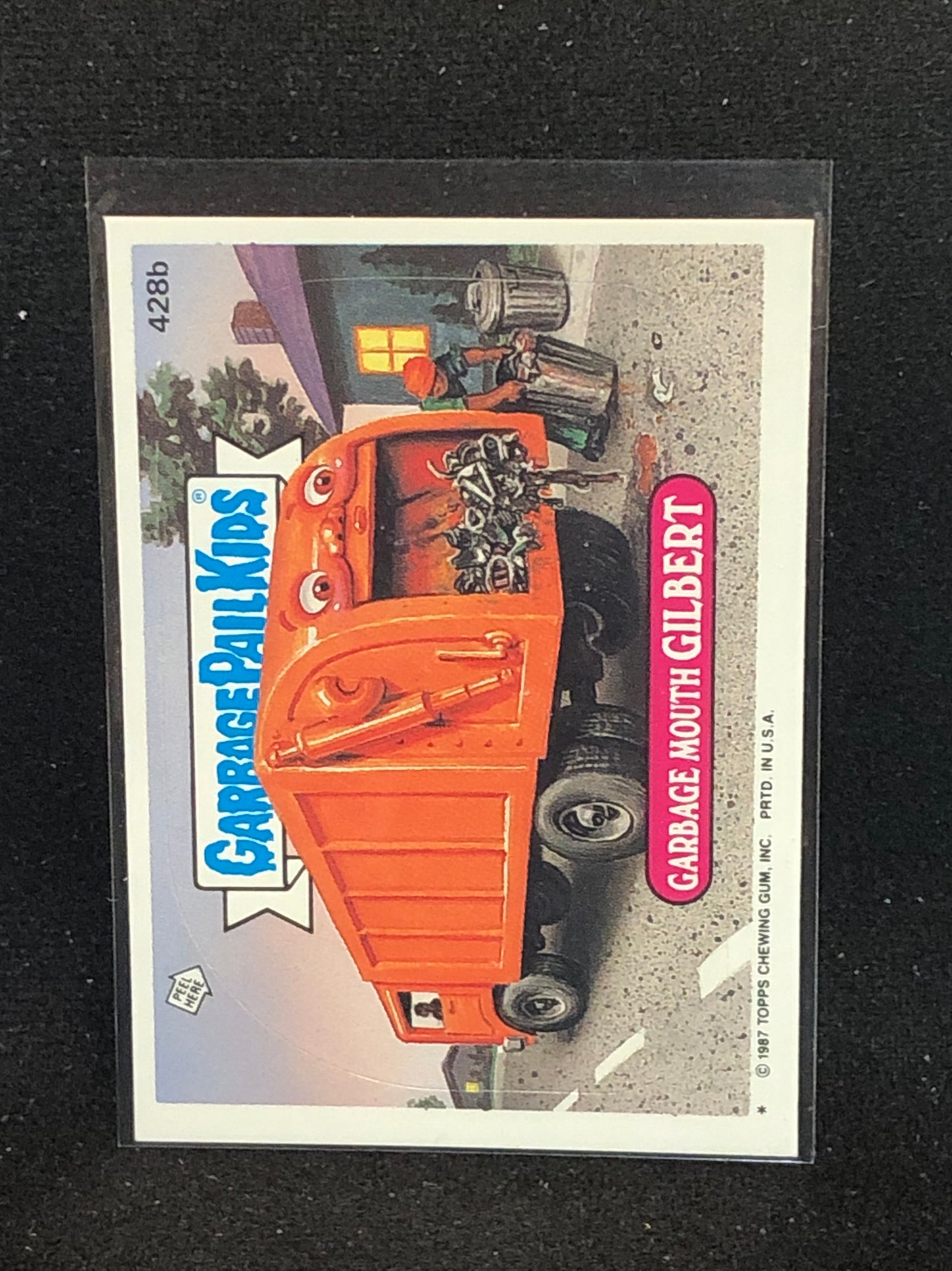 Garbage Pail Kids Original Series 11 (os11) 428b Garbage Mouth Gilbert
