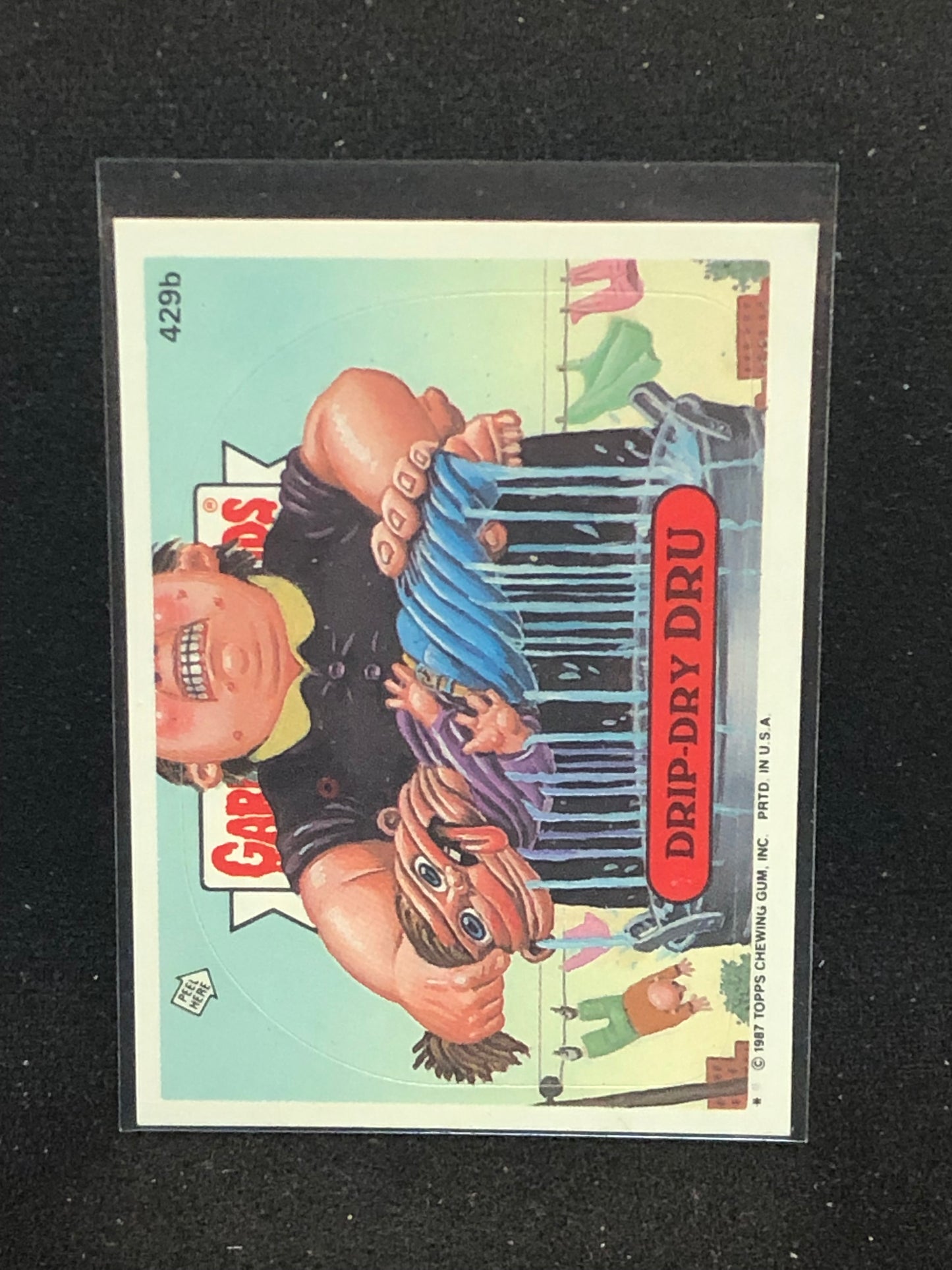 Garbage Pail Kids Original Series 11 (os11) 429b Drip Dry Dru