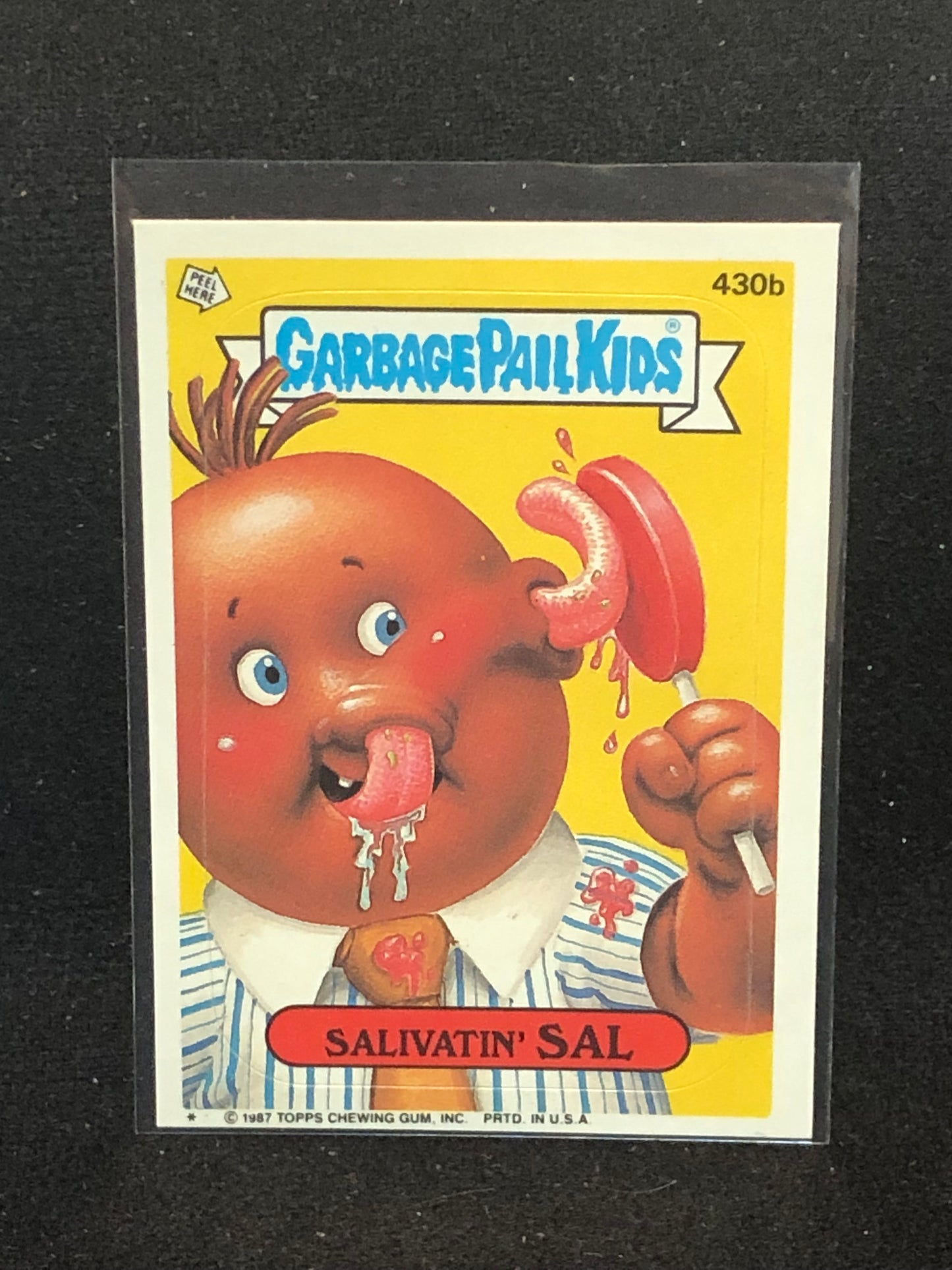 Garbage Pail Kids Original Series 11 (os11) 430b Salivatin Sal