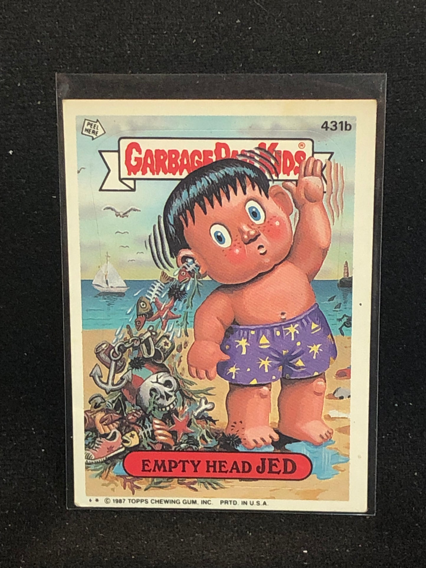 Garbage Pail Kids Original Series 11 (os11) 431b Empty Head Jed