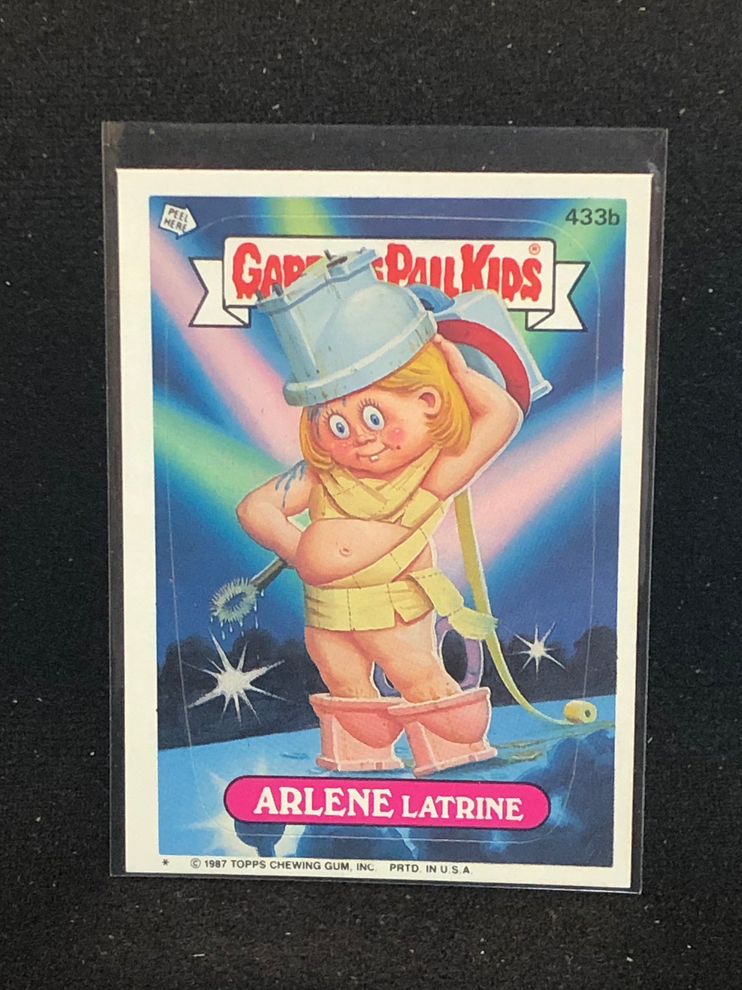 Garbage Pail Kids Original Series 11 (os11) 433b Arlene Latrine