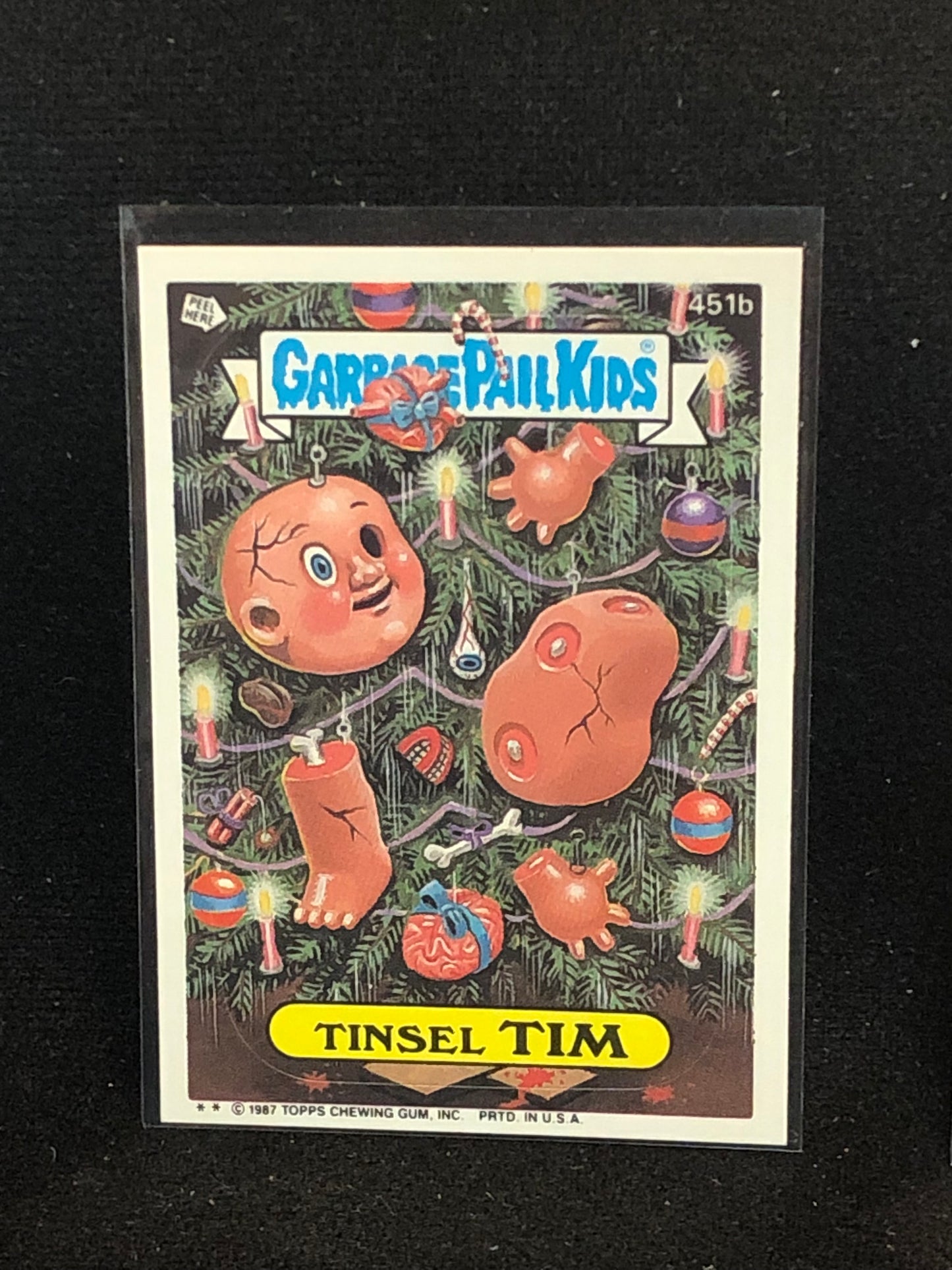 Garbage Pail Kids Original Series 11 (os11) 451b Tinsel Tim