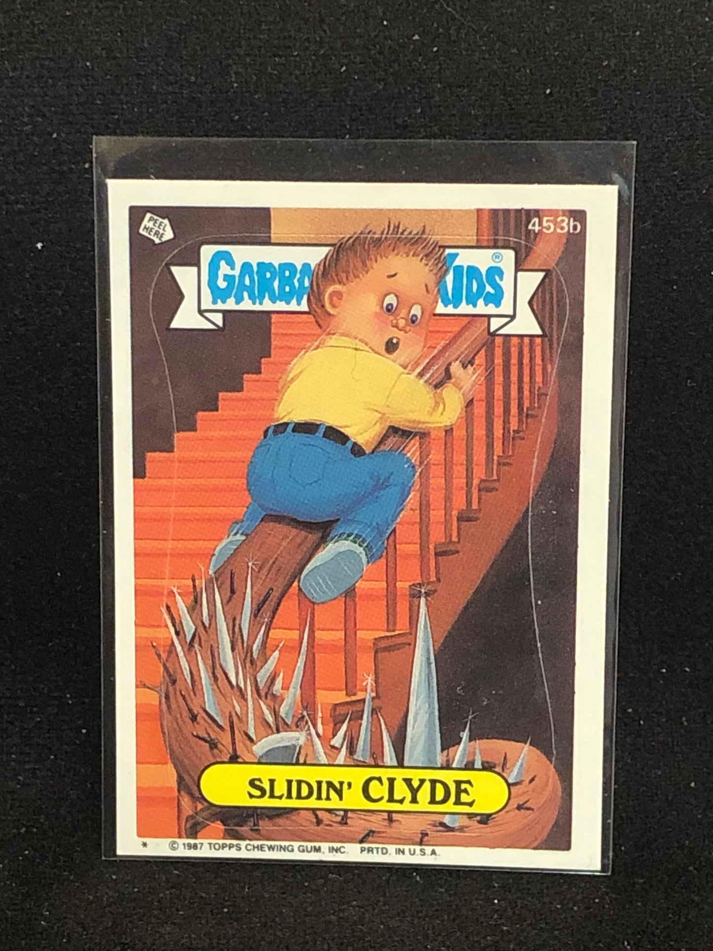 Garbage Pail Kids Original Series 11 (os11) 453b Slidin Clyde