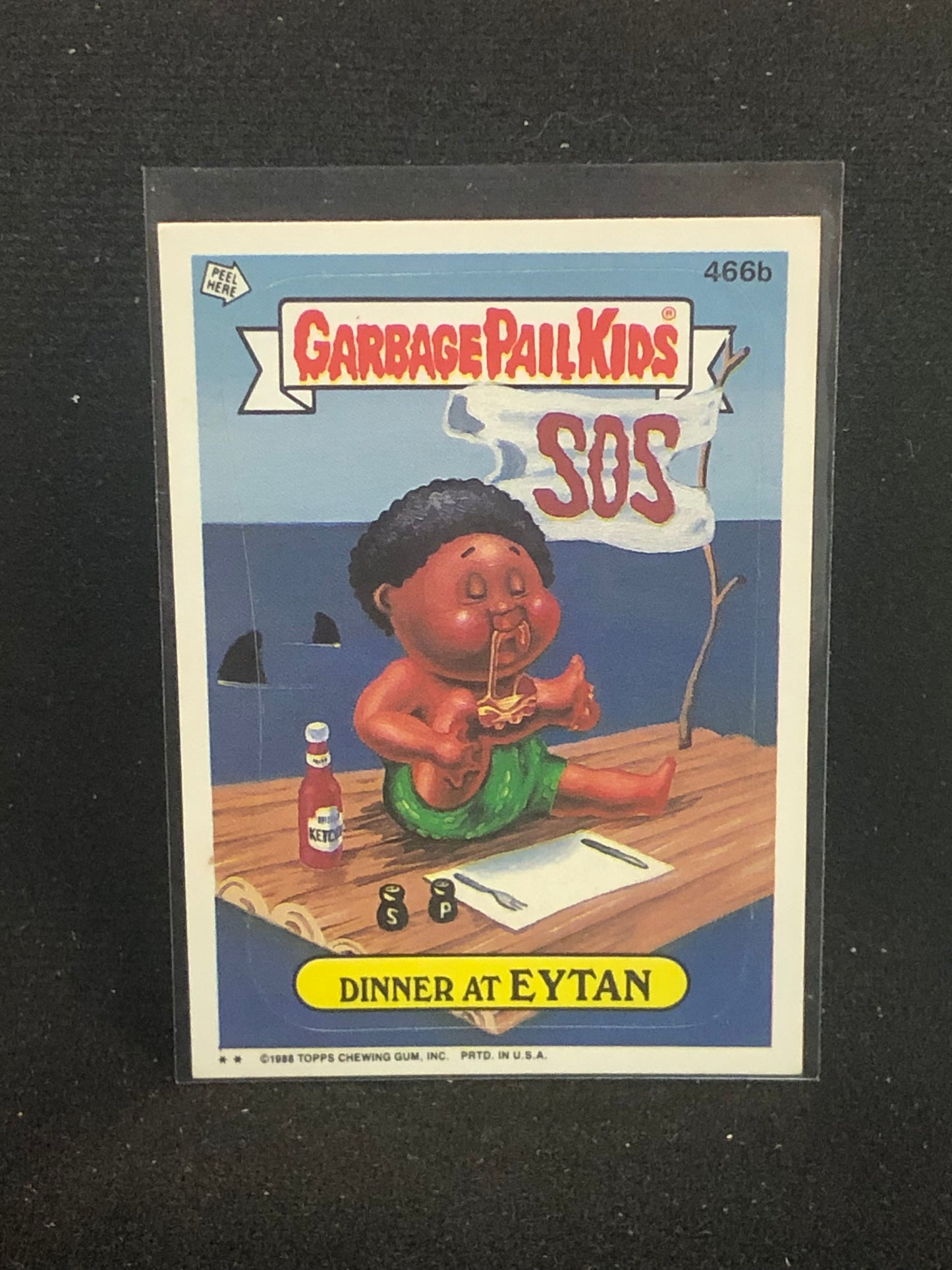 Garbage Pail Kids Original Series 12 (os12) 466b Dinner At Eytan