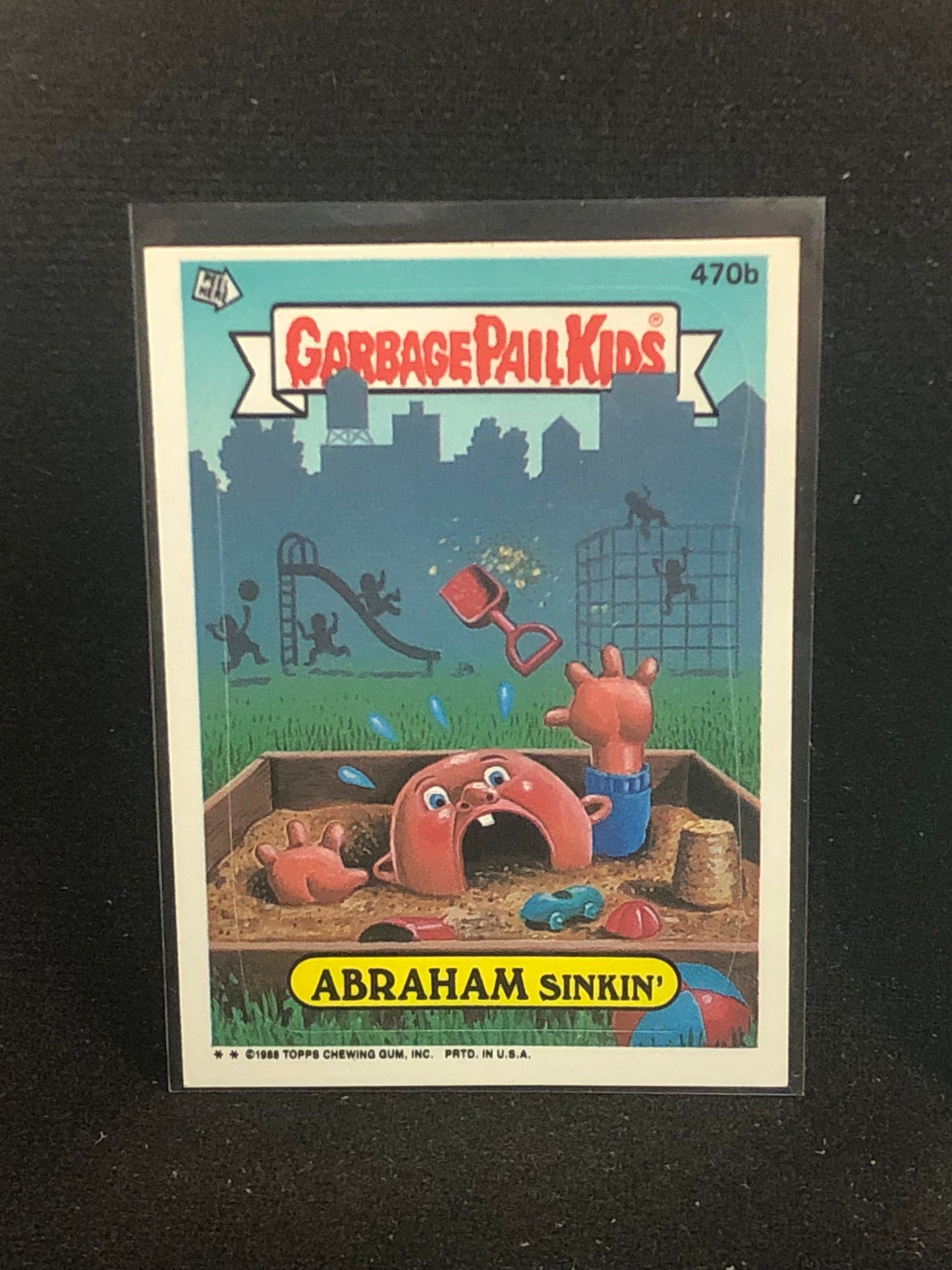 Garbage Pail Kids Original Series 12 (os12) 470b Abraham Sinkin