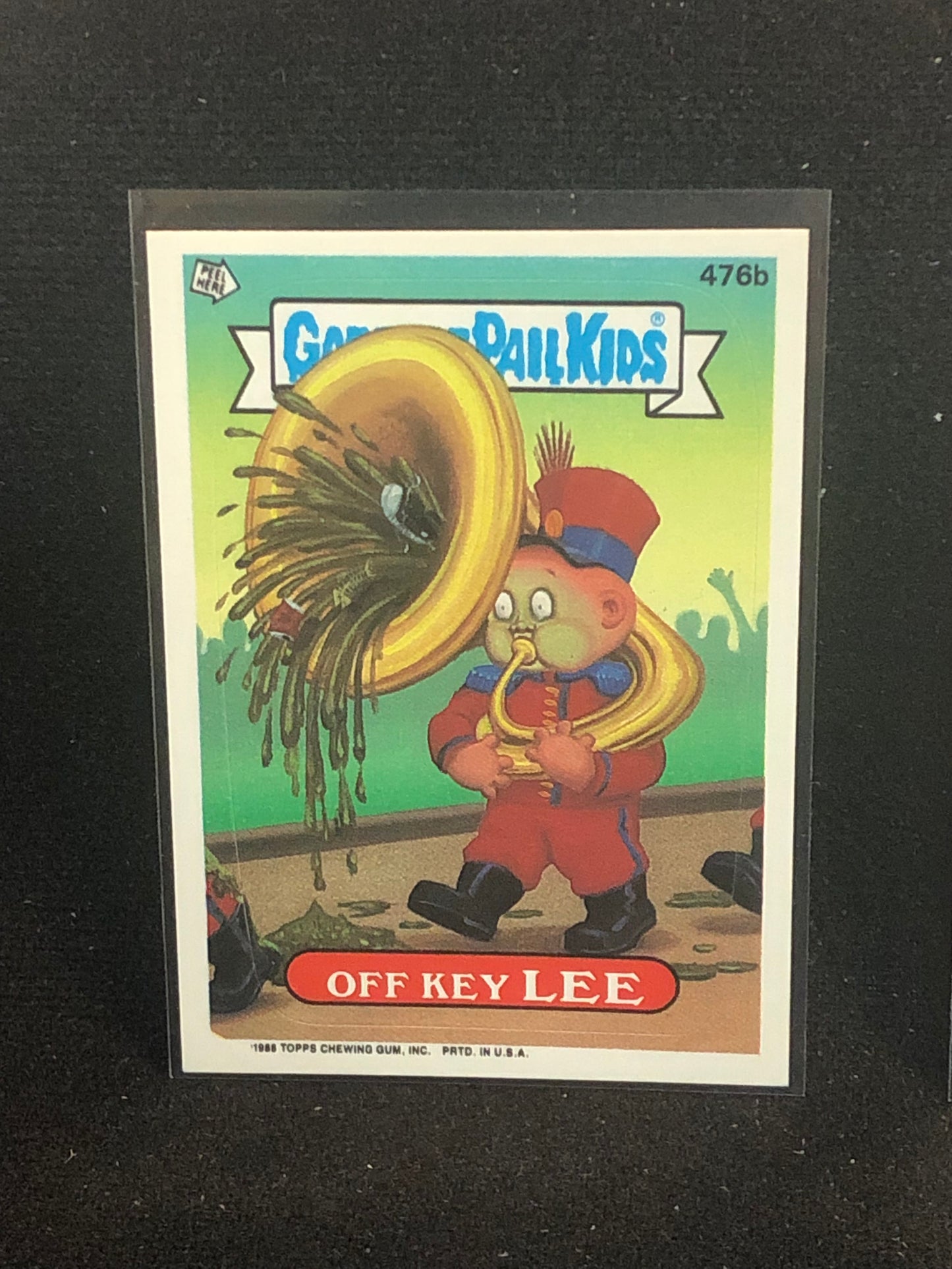 Garbage Pail Kids Original Series 12 (os12) 476b Off Key Lee