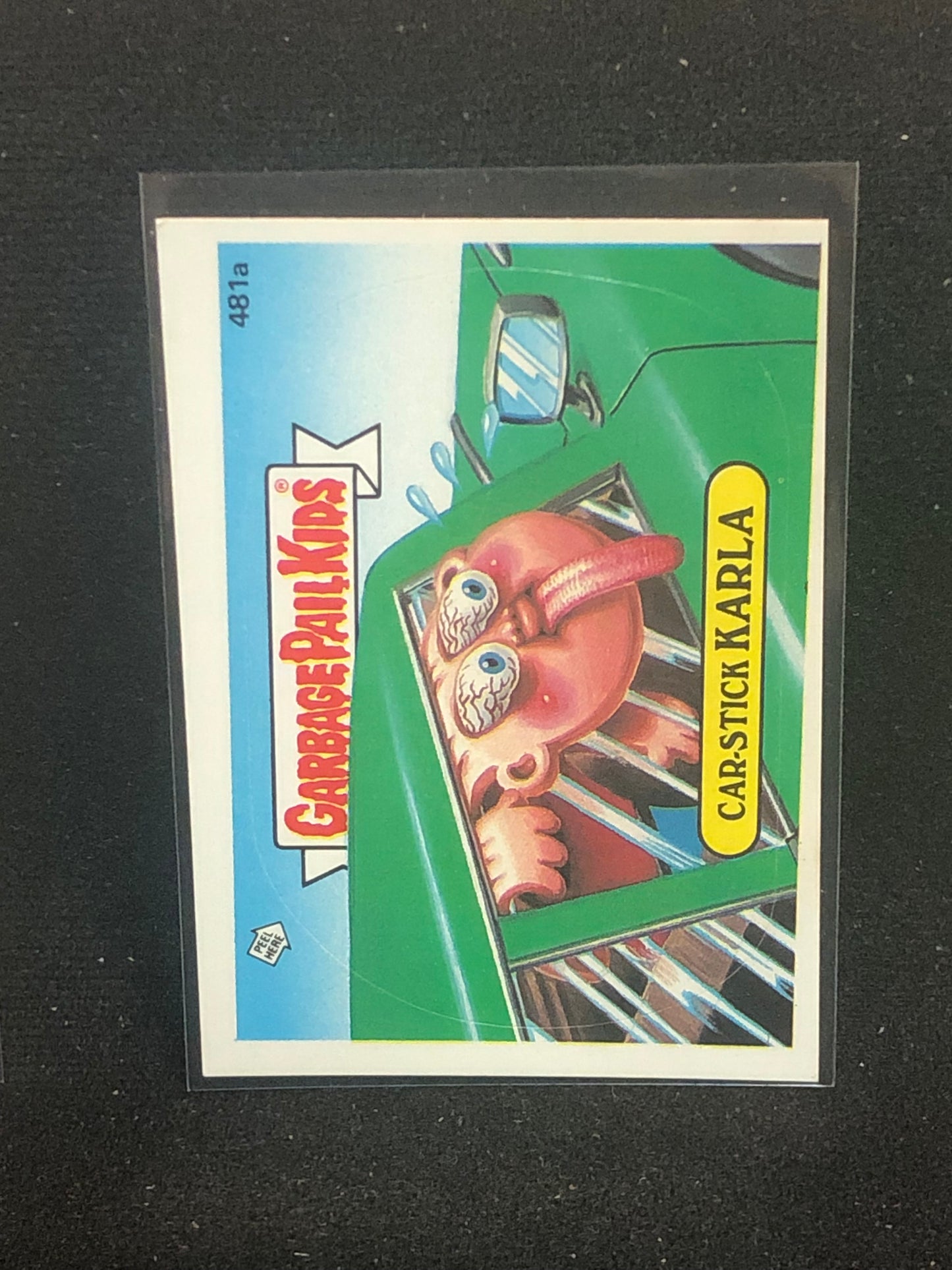 Garbage Pail Kids Original Series 12 (os12) 481a Car-Stick Karla