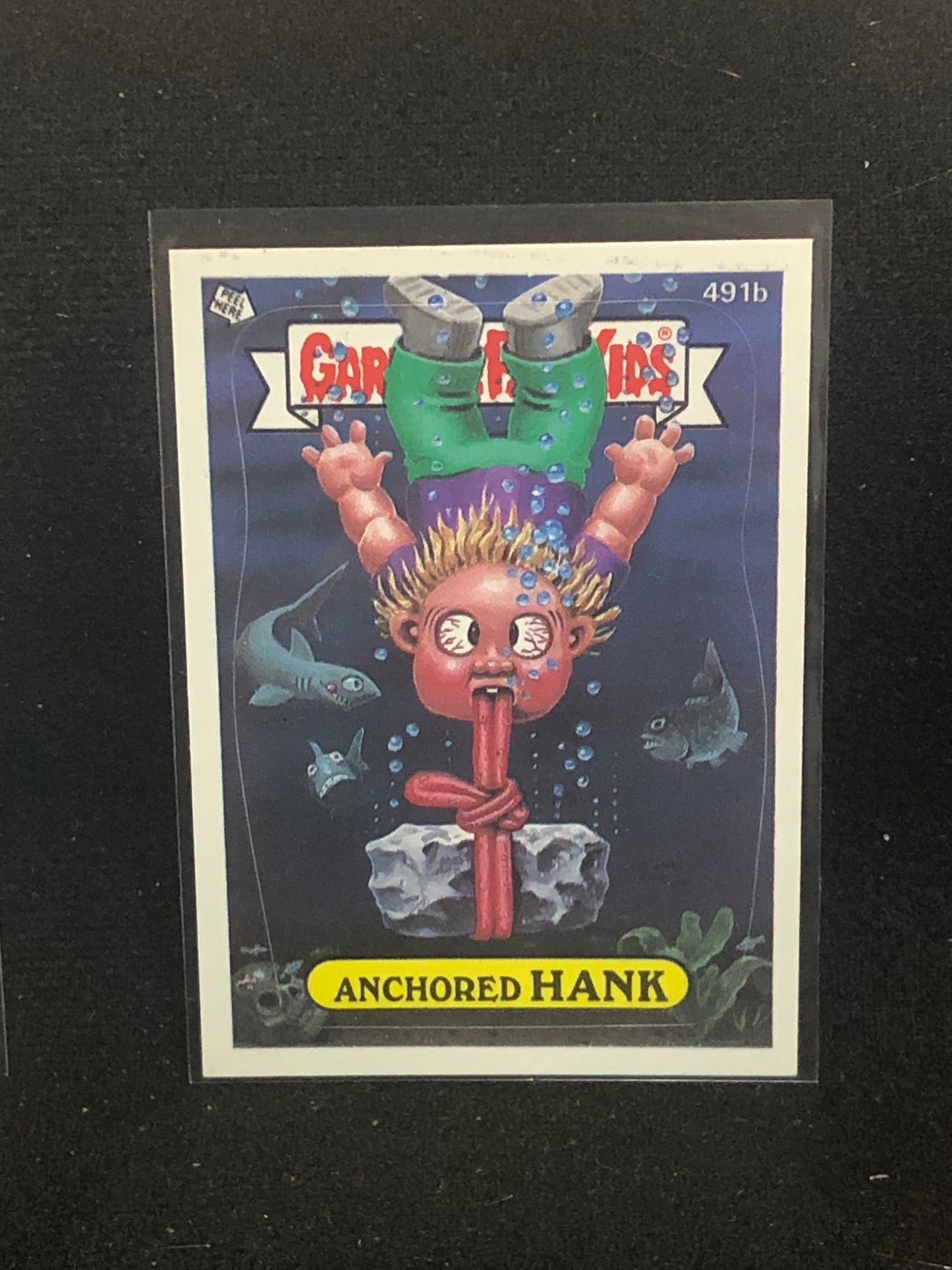 Garbage Pail Kids Original Series 12 (os12) 491b Anchored Hank