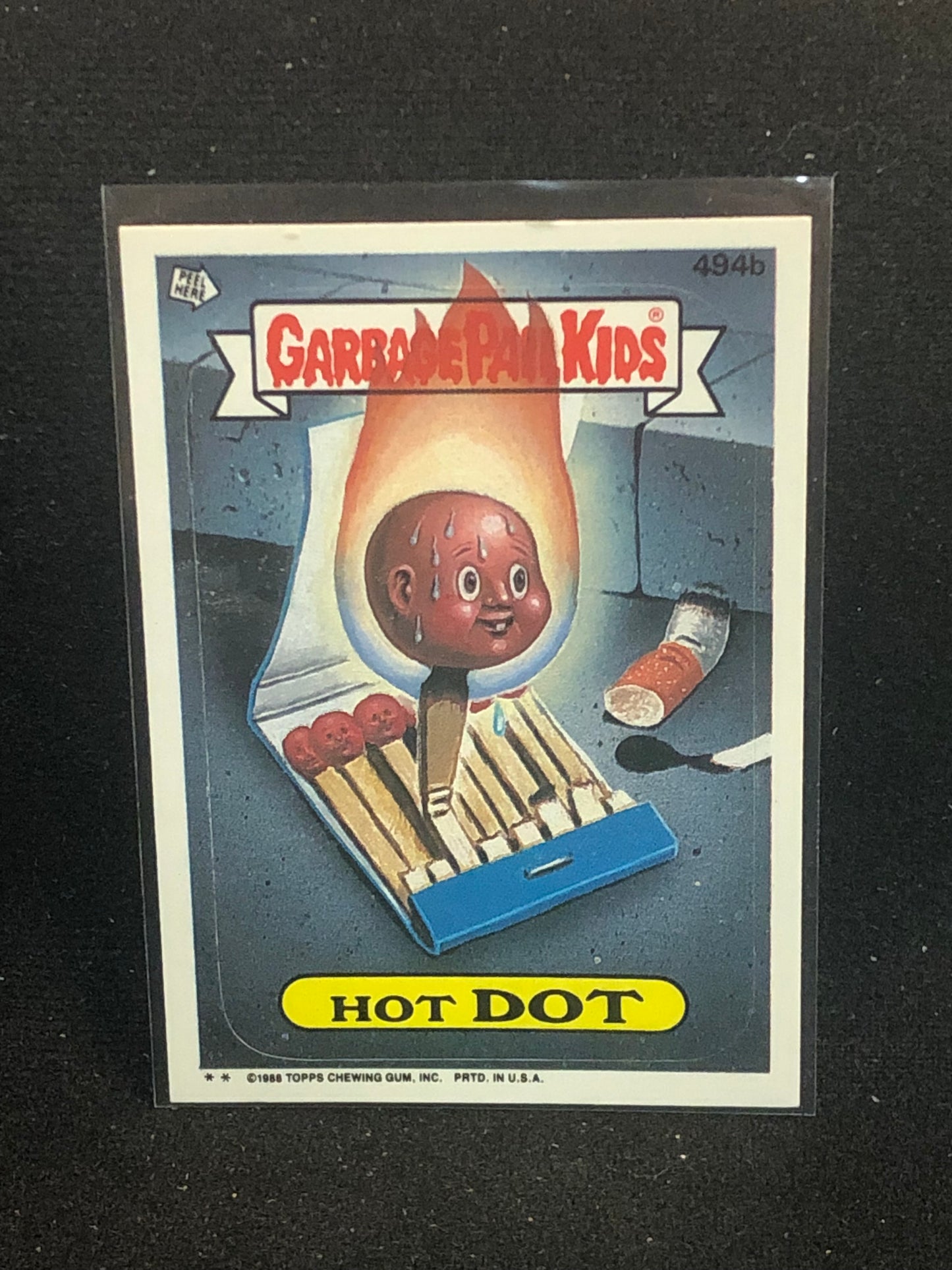 Garbage Pail Kids Original Series 12 (os12) 494b Hot Dot