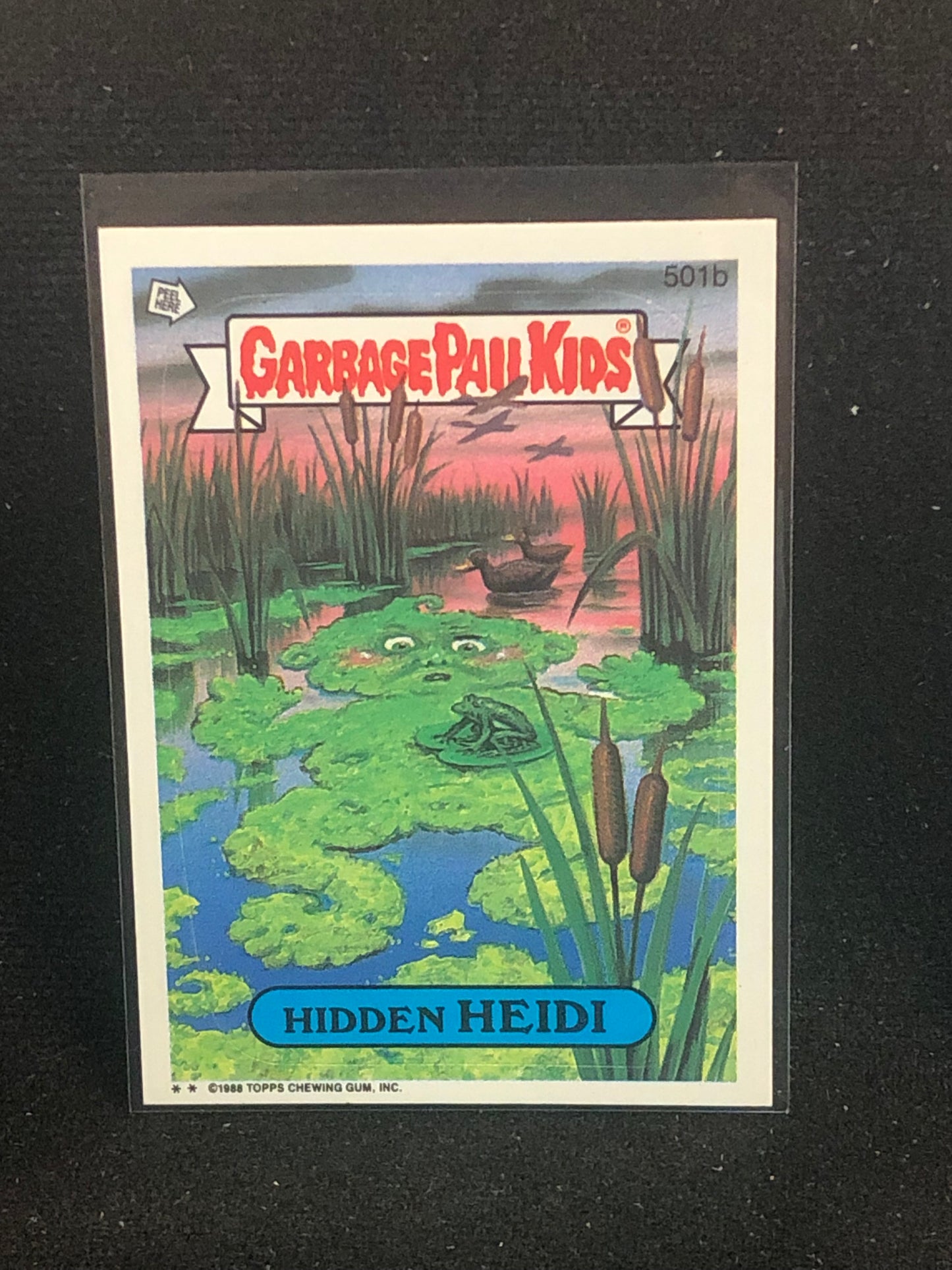Garbage Pail Kids Original Series 13 (os13) 501b Hidden Heidi