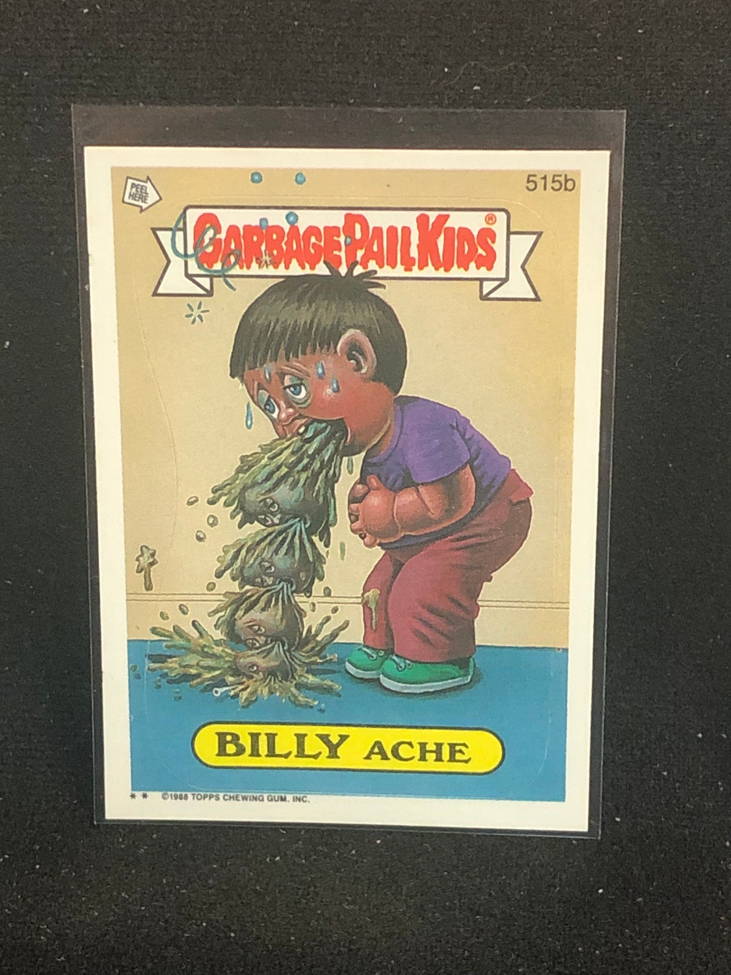 Garbage Pail Kids Original Series 13 (os13) 515b Billy Ache
