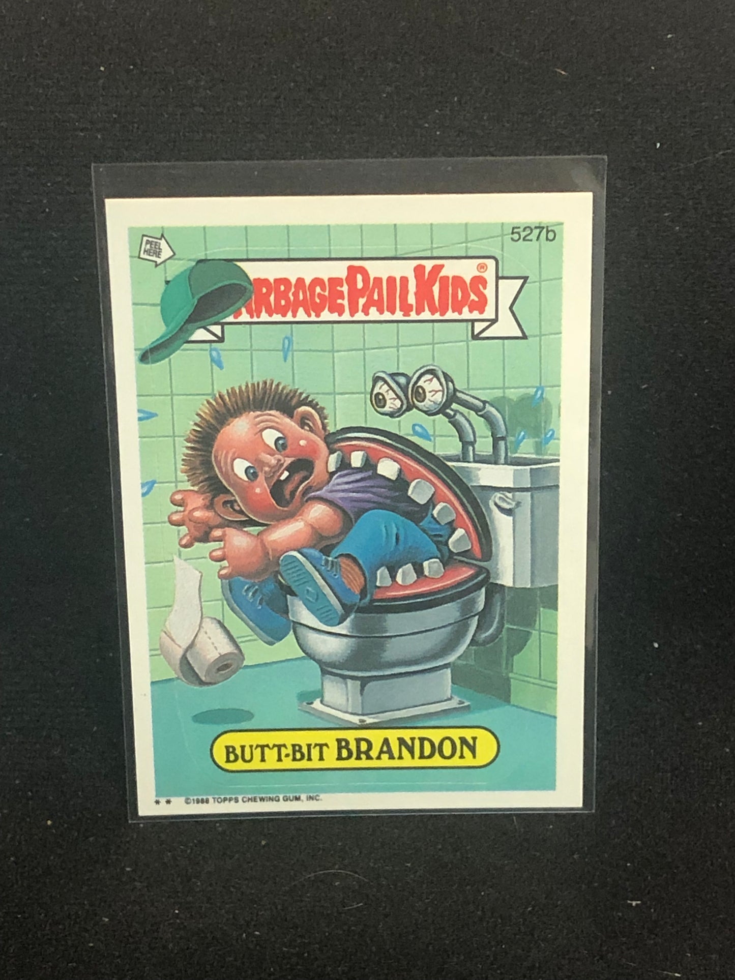 Garbage Pail Kids Original Series 13 (os13) 527b Butt-Bit Brandon