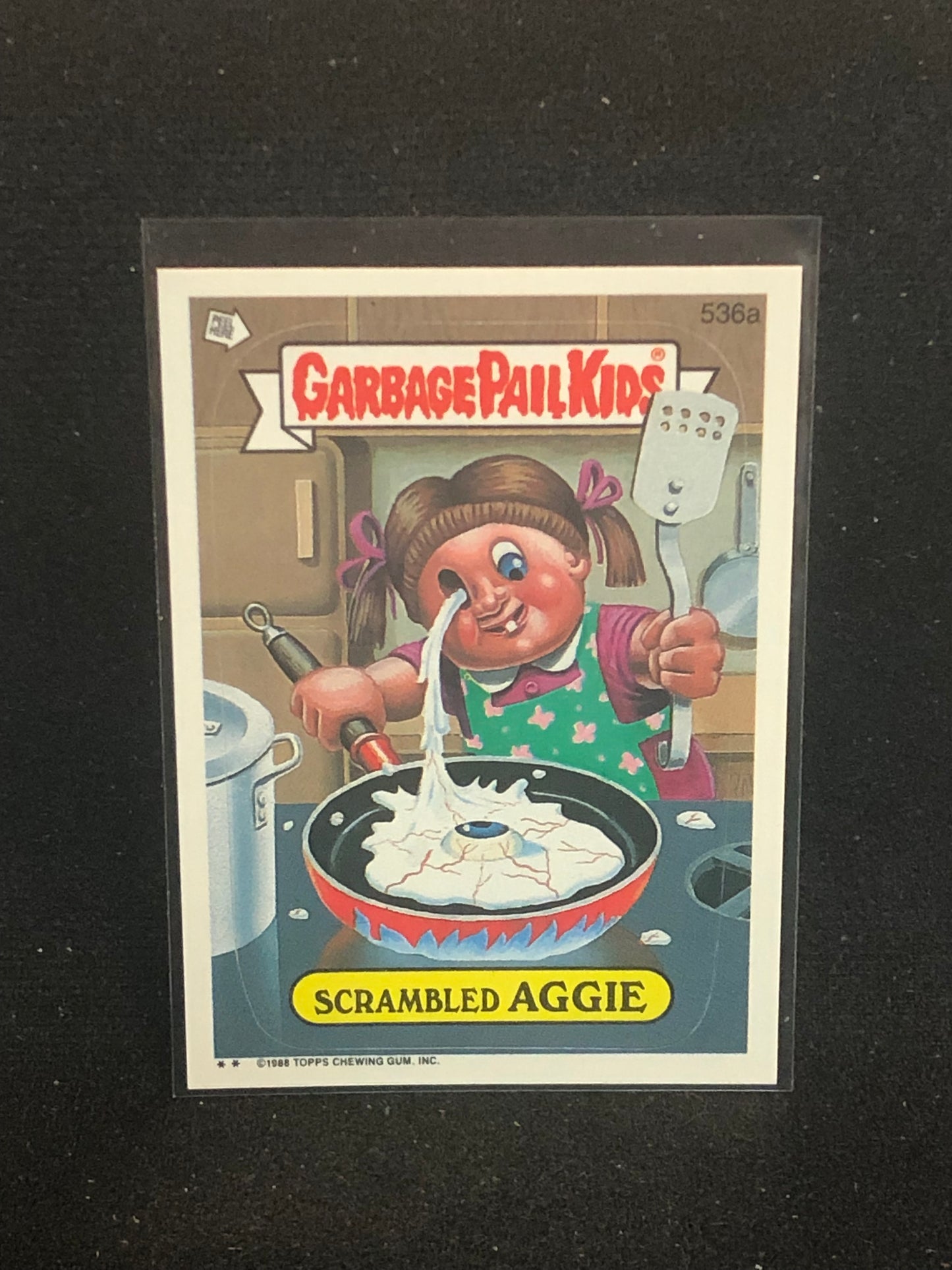 Garbage Pail Kids Original Series 13 (os13) 536a Scrambled Aggie