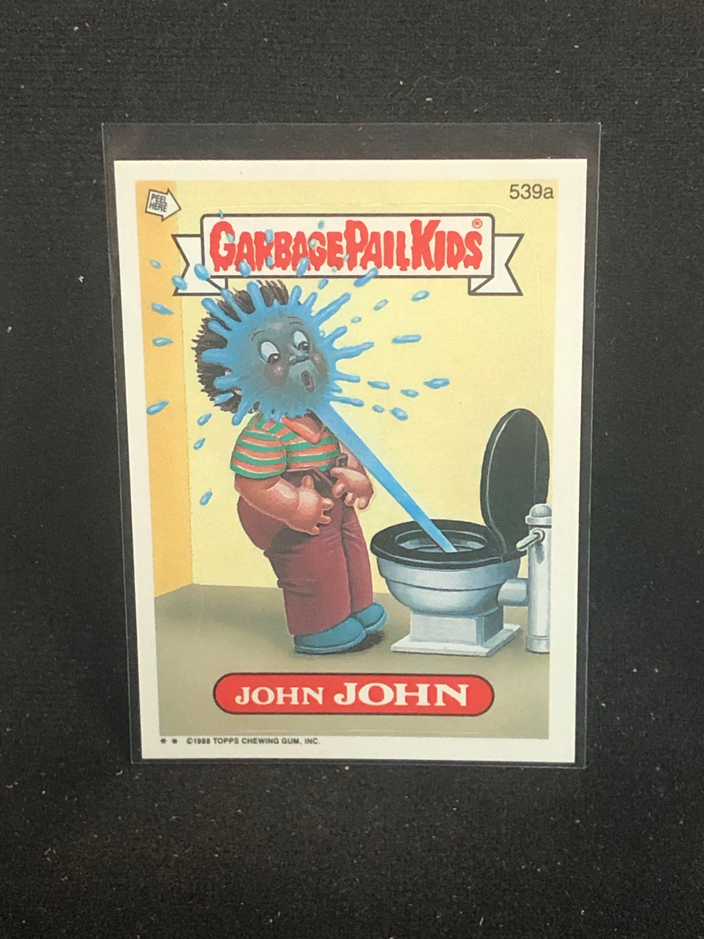 Garbage Pail Kids Original Series 13 (os13) 539a John John