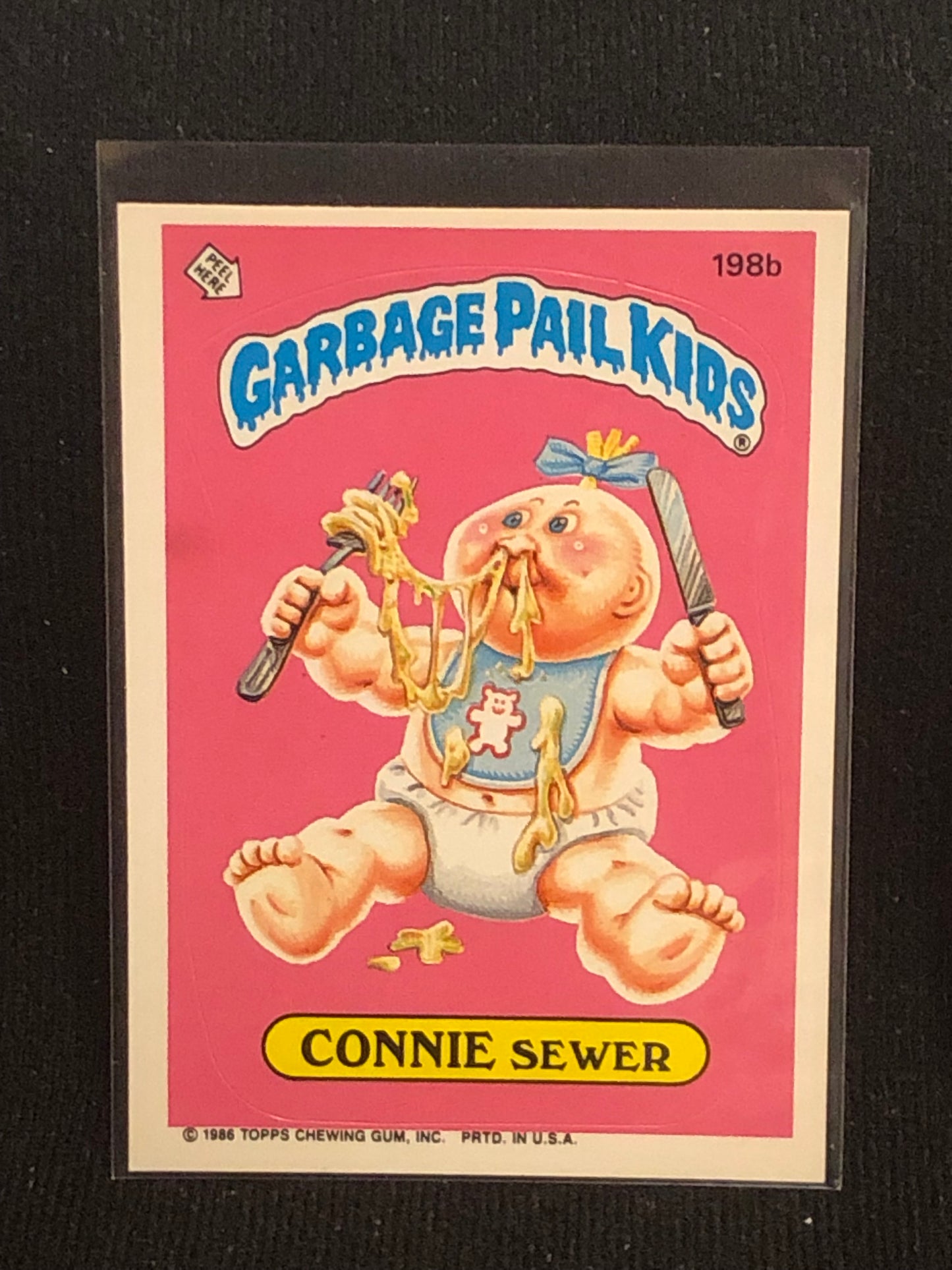Garbage Pail Kids Original Series 5 (os5) 198b Connie Sewer