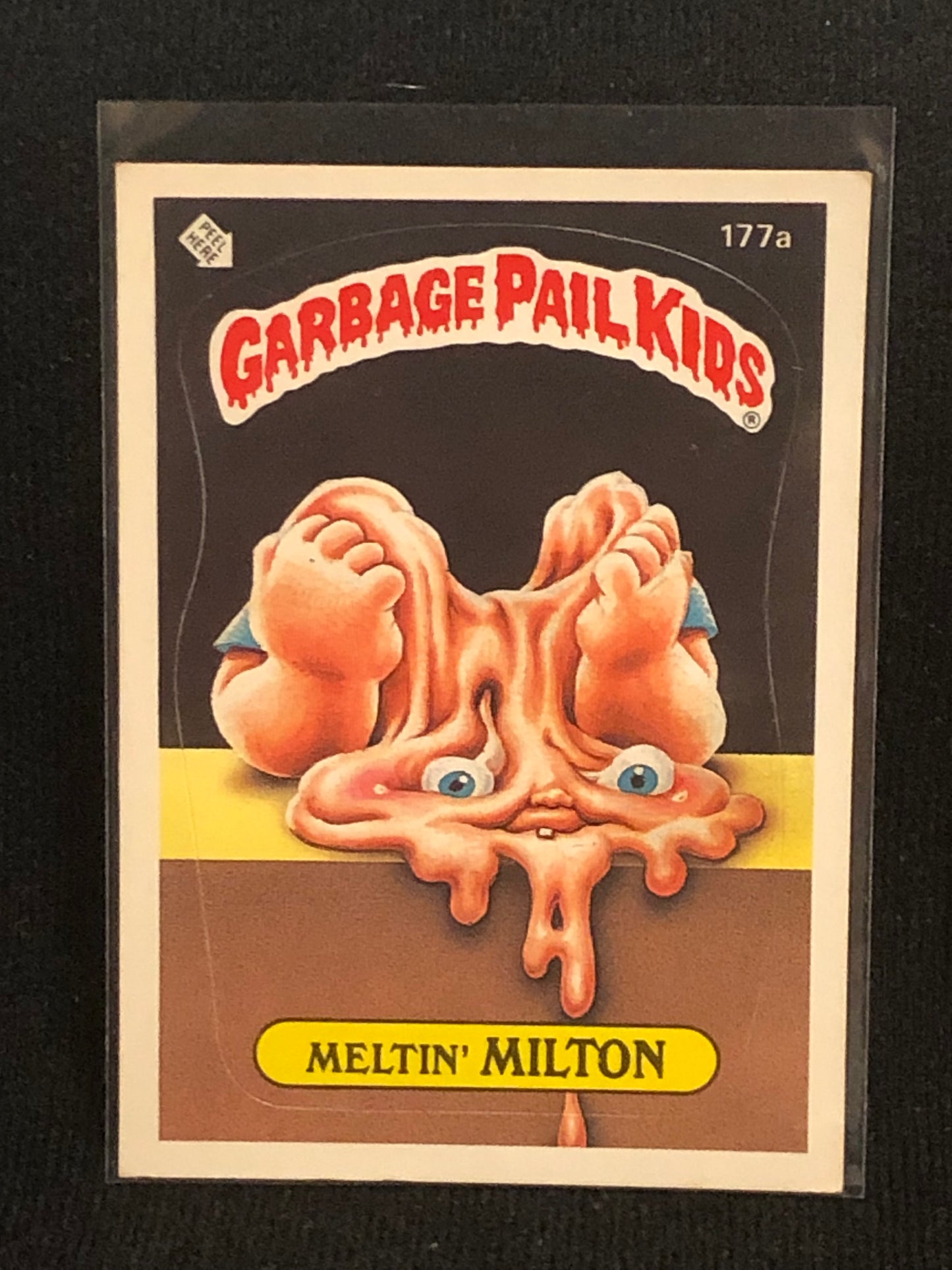 Garbage Pail Kids Original Series 5 (os5) 177a Meltin Milton