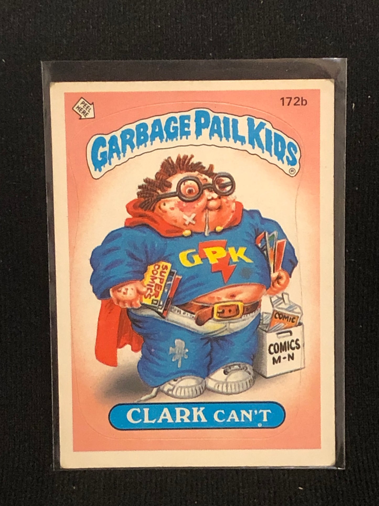 Garbage Pail Kids Original Series 5 (os5) 172b Clark Can't