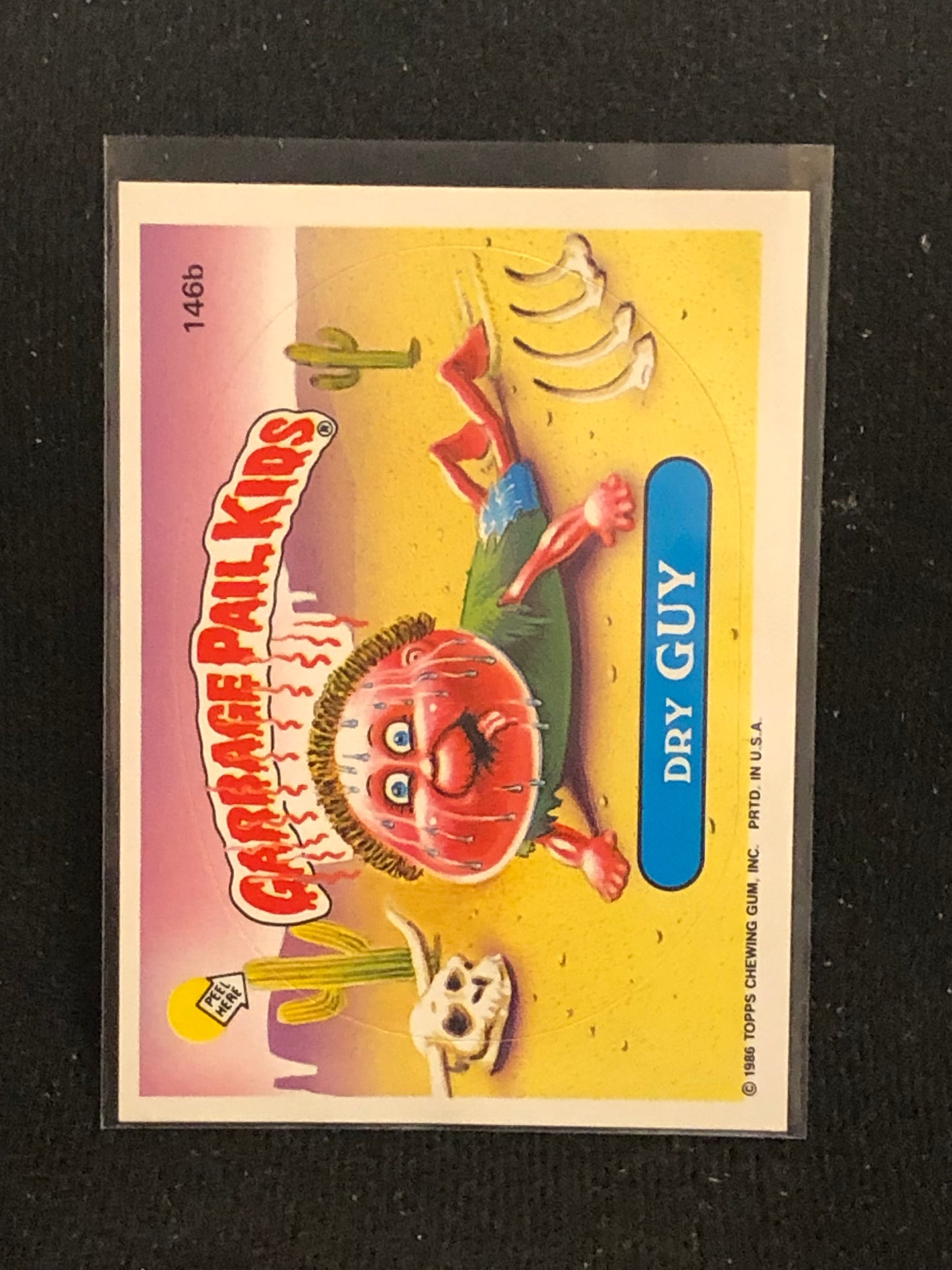 Garbage Pail Kids Original Series 4 (os4) 146b Dry Guy